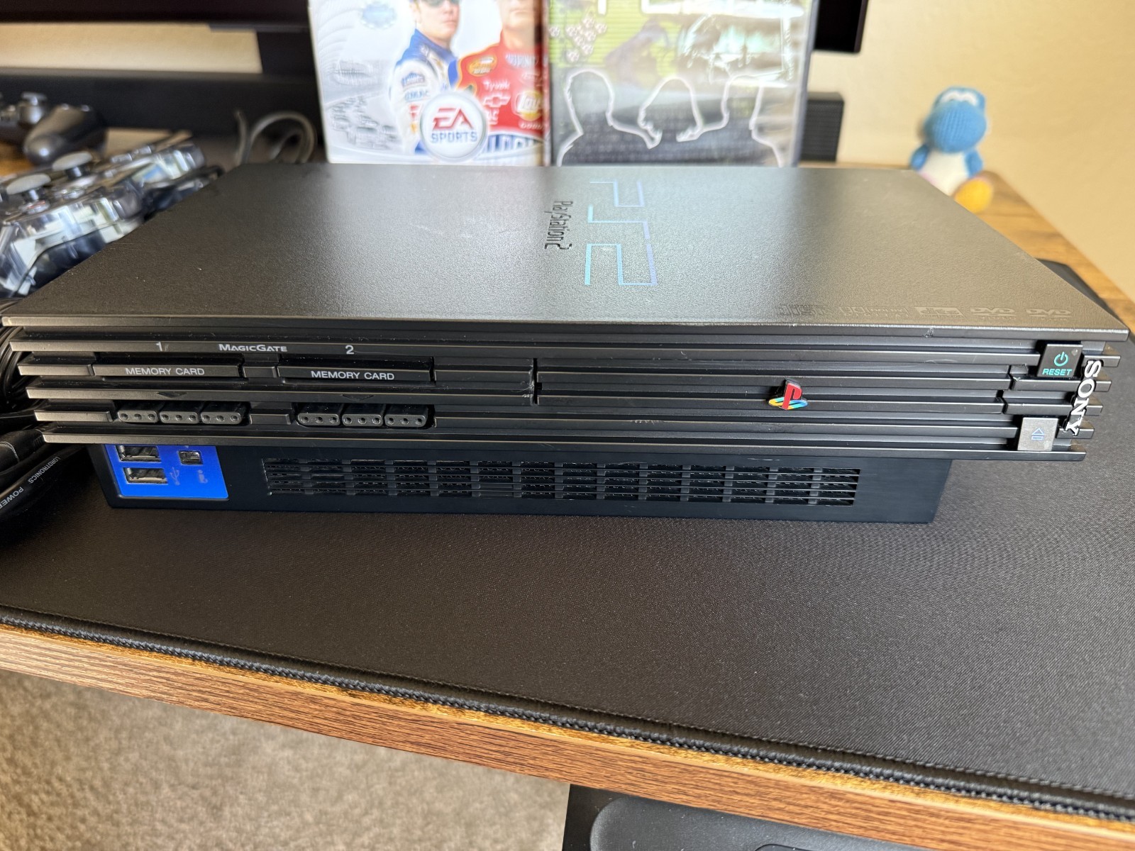 PlayStation 2 Console Bundle(SCPH-30001R)w/ 2Games, Contrlr, 8MB MC, All Tested!
