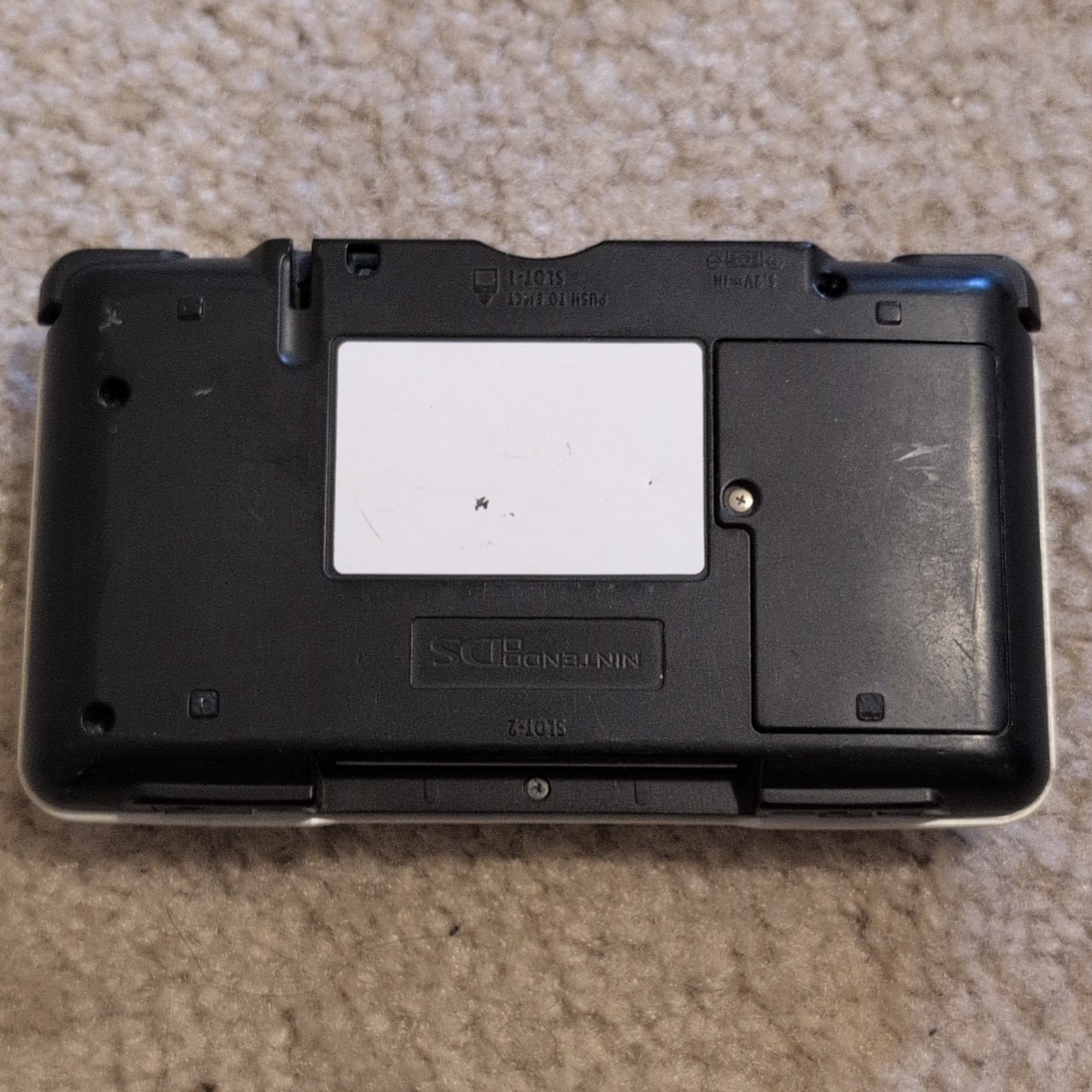 Nintendo DS NTR-001 Silver Handheld Console Tested Region Free NO STYLUS/CHARGER