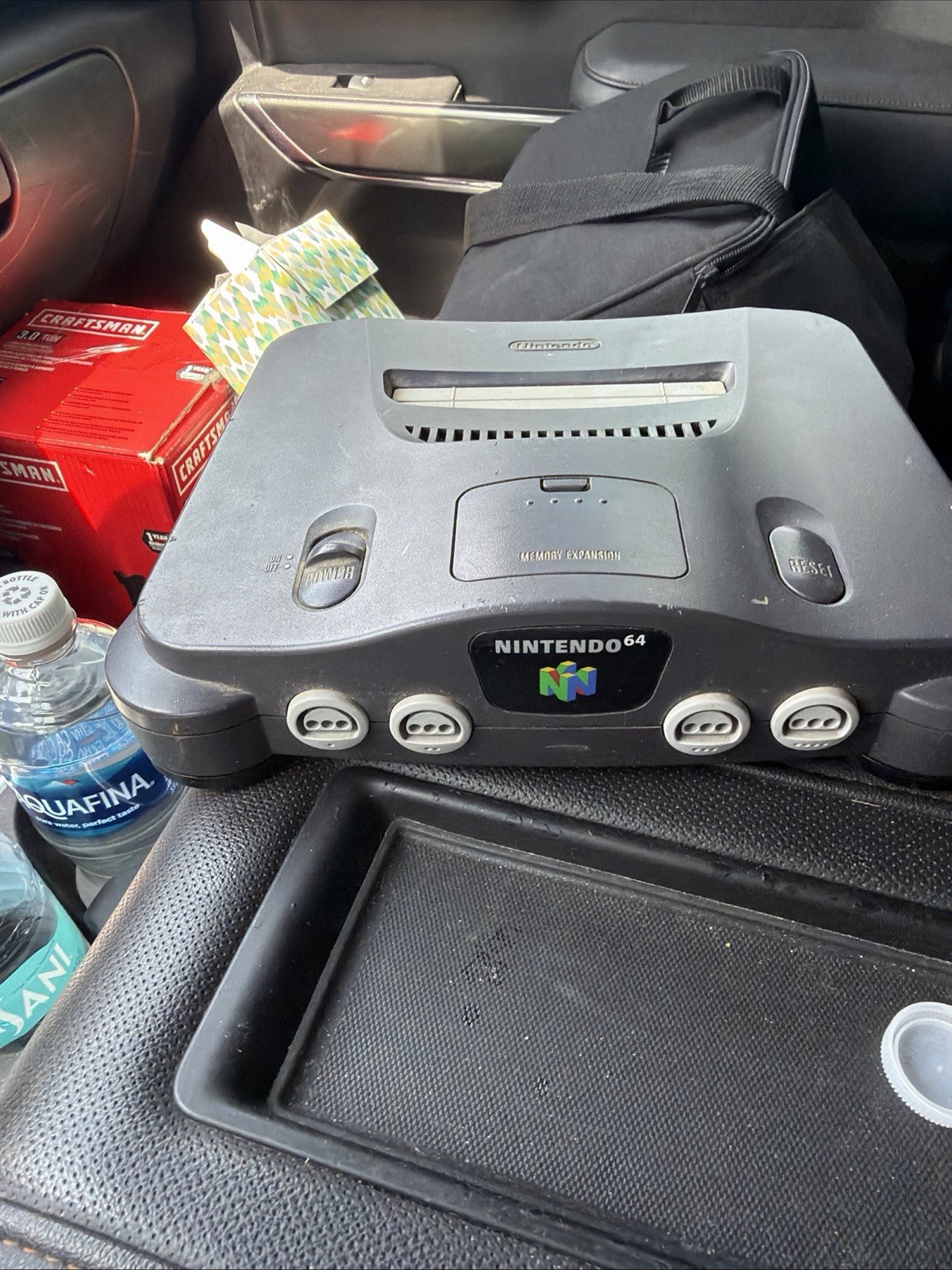 Nintendo 64 Gray Home Console NUS-001 Memory Expansion Component RCA