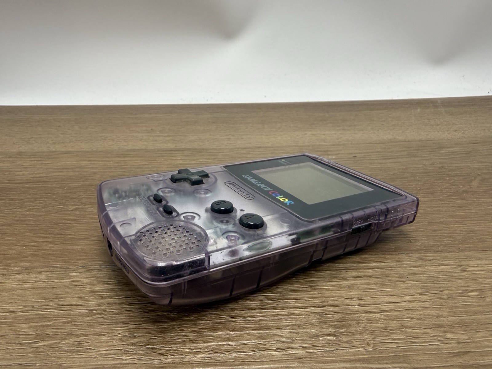 Nintendo Game Boy Color- Atomic Purple – Bundle w/ 7 Games *NO SOUND*