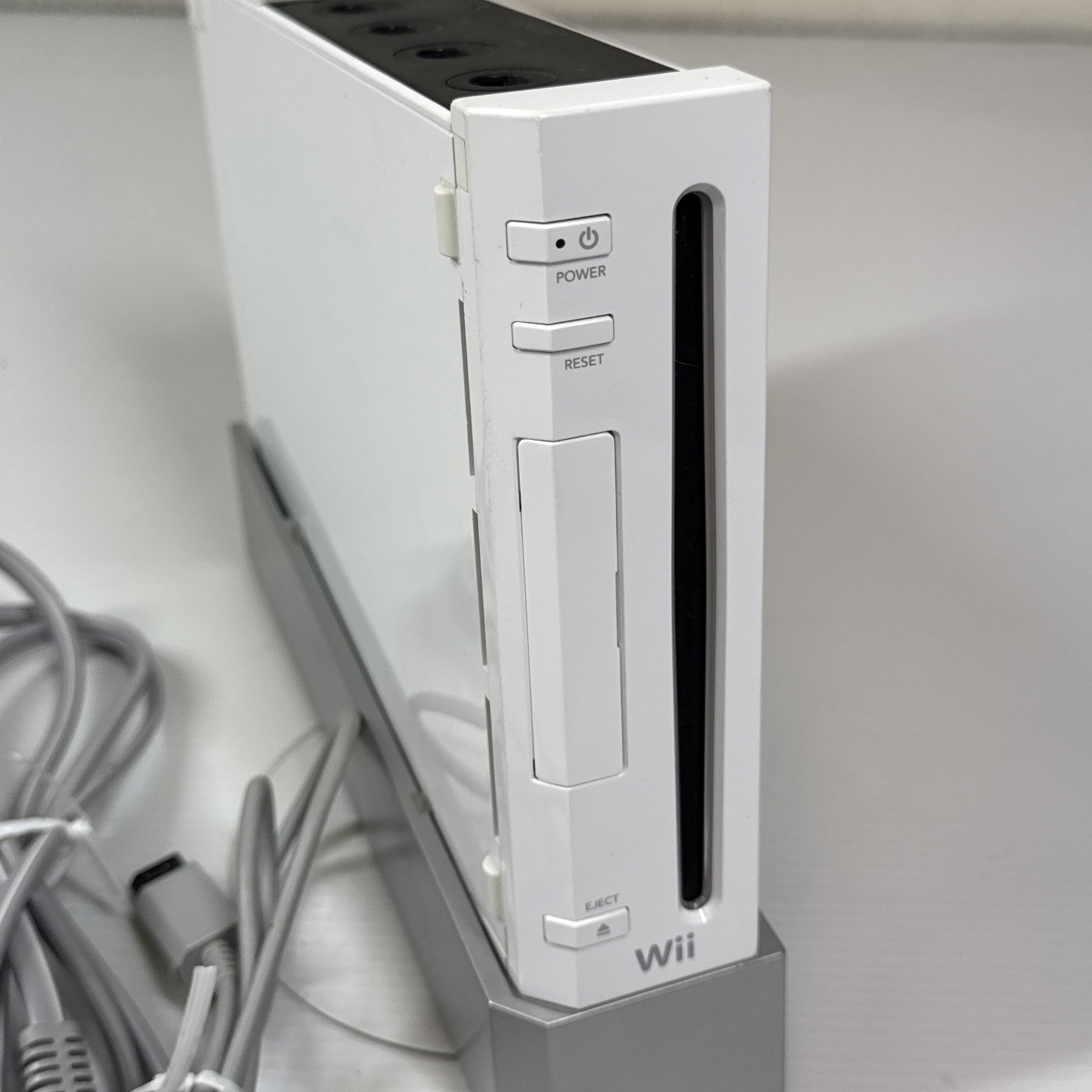 Nintendo Wii RVL-001 White Console & Power Brick ONLY Tested/Working!!!