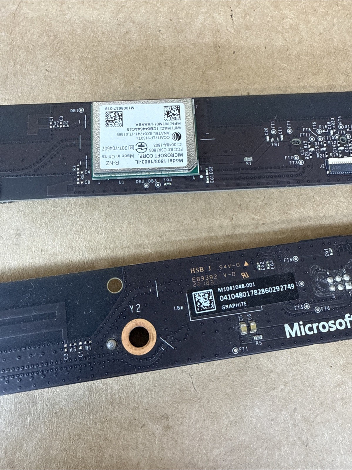 Original Microsoft Xbox One X (Model 1787) Wi-Fi Power Button Board