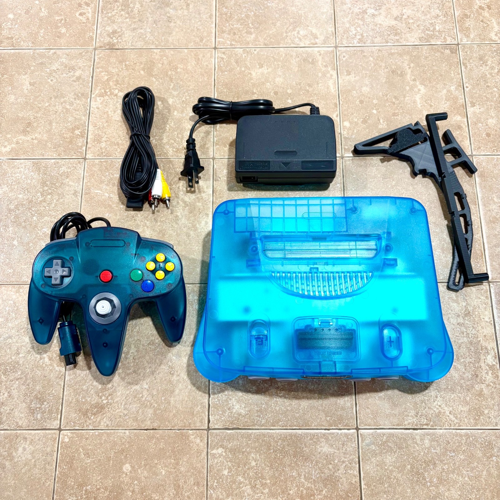 Nintendo 64 Console REGION FREE Funtastic Blue Translucent Refurbished Warranty