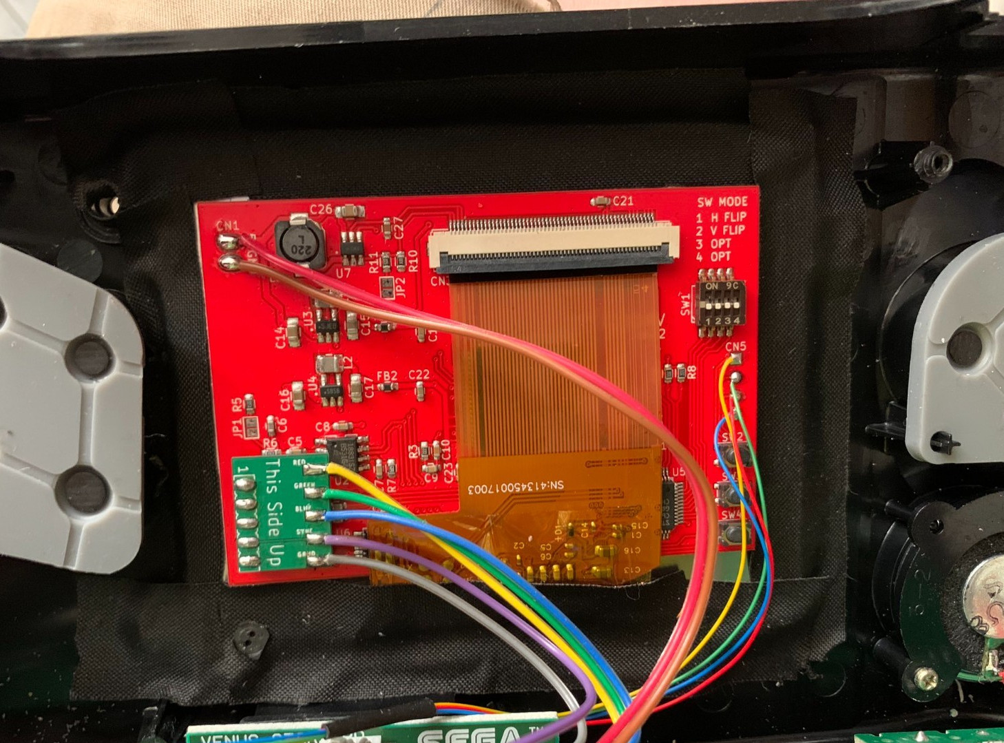 Sega Nomad RGBDRV Rare Ultimate MOD, Recap, SMS , Saga Cd, free region,emp Mode