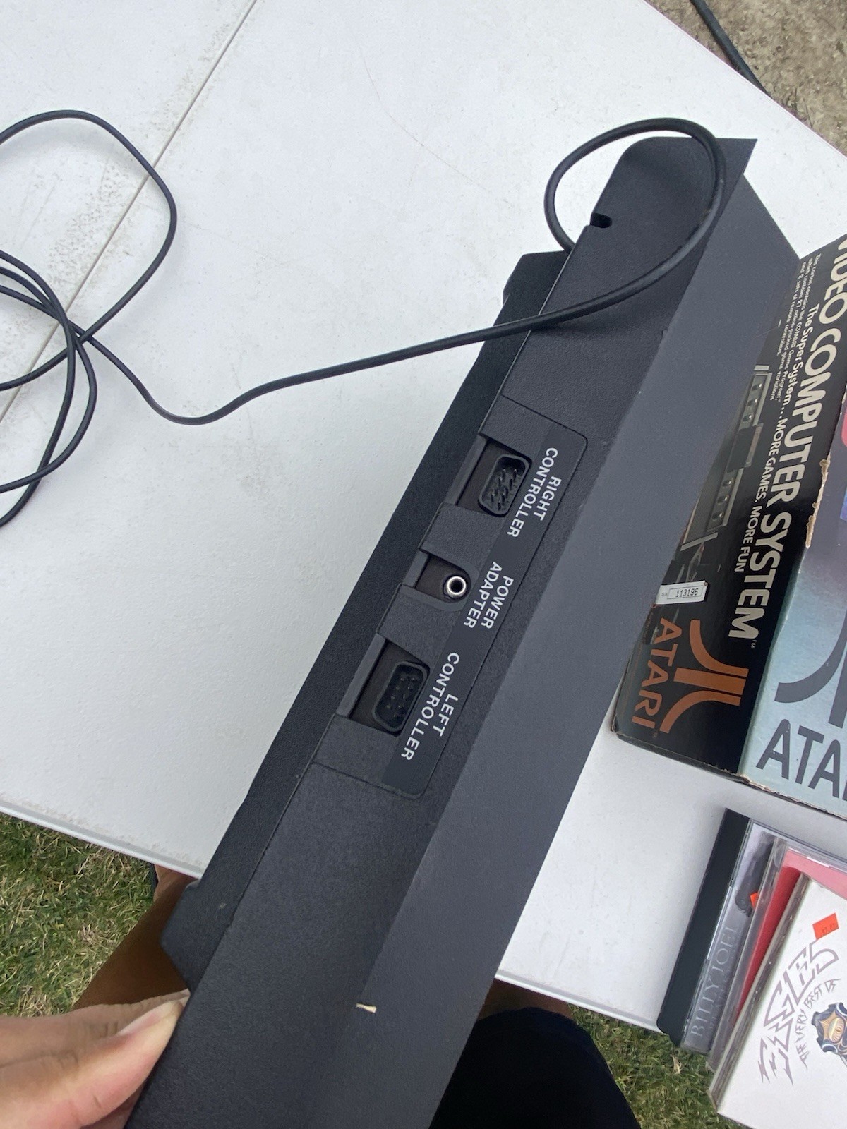Vintage Atari CX-2600A Console Video Computer System W/ Box And Games
