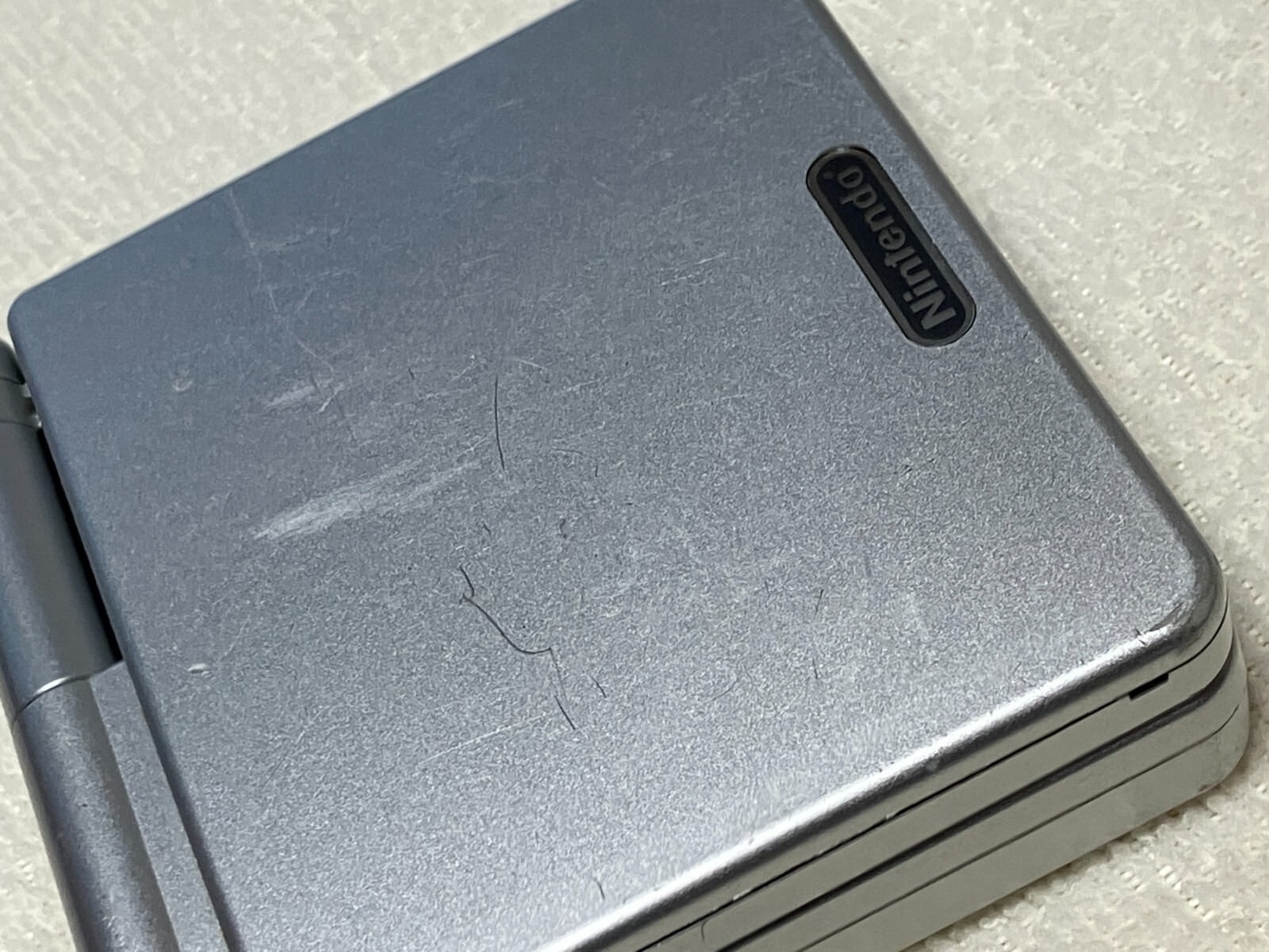 Nintendo Gameboy Advance SP Silver Console w/Box Charger Manual NTSC-J 9933