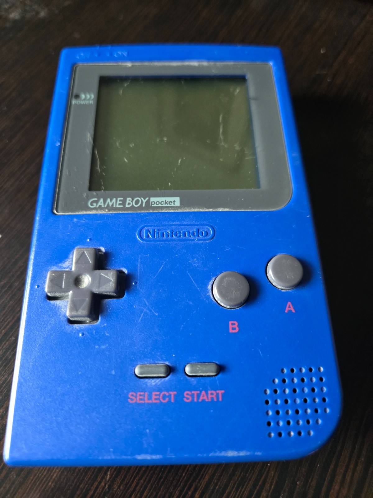 Nintendo Game Boy Pocket MGB-001 Blue Handheld Console System Tested with games