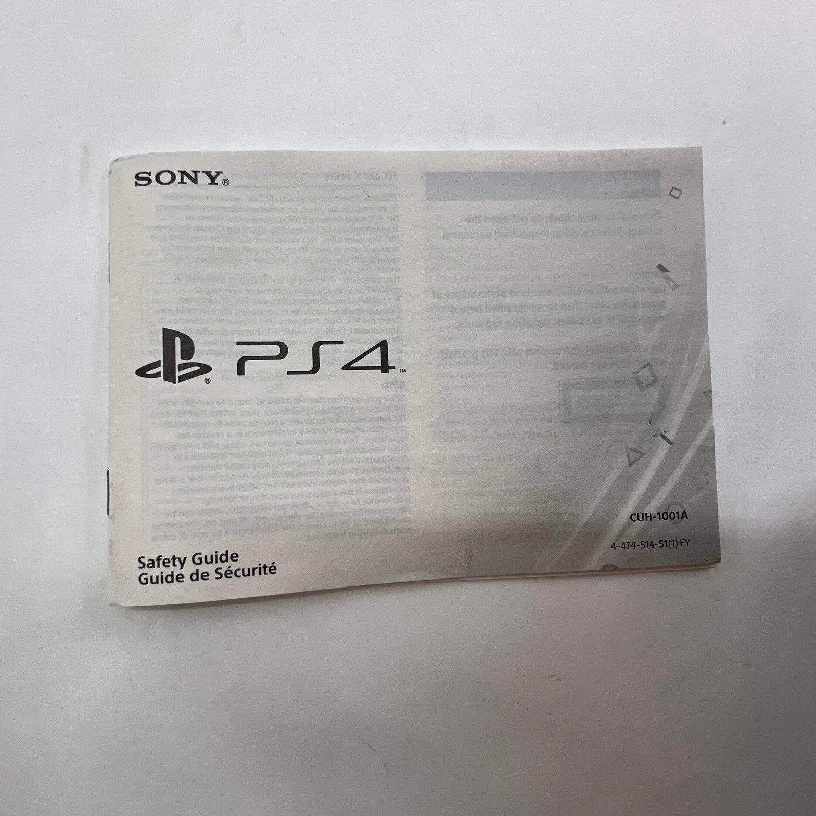 Sony PlayStation 4 PS4 500GB MB071766331 + HDMI Cable + Power Cable + Genuine Co