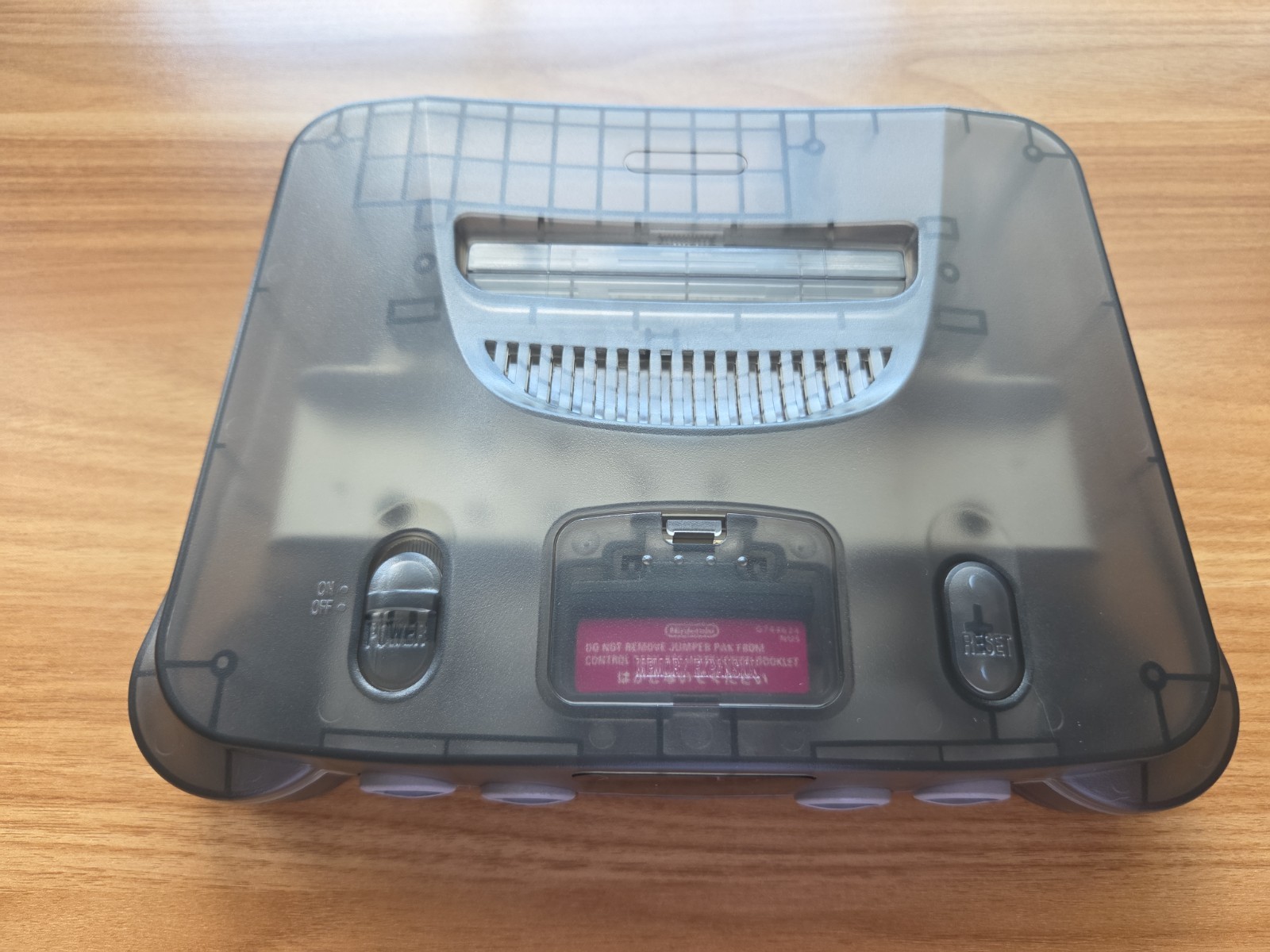 N64 Nintendo 64 clear Grey / Smoke Funtastic Console Re-Shelled Region Free