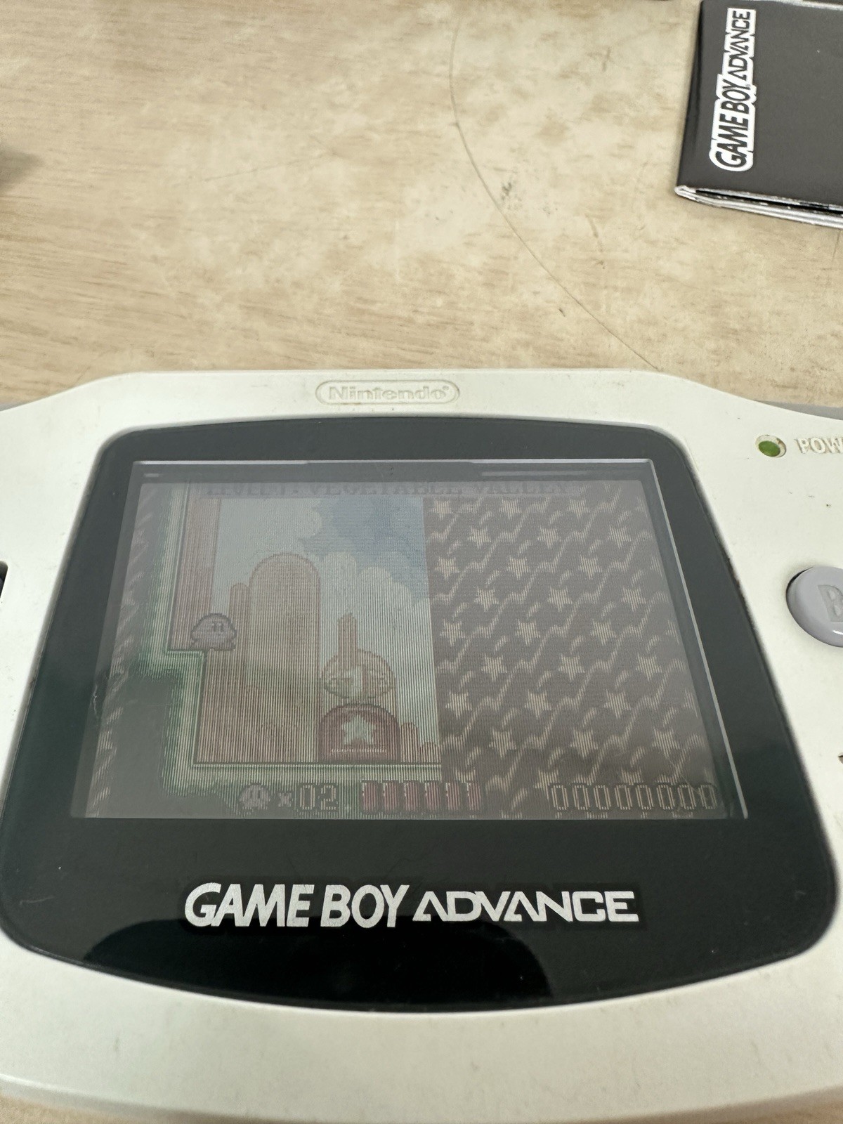 Nintendo Game Boy Advance AGB-001 Arctic White GBA Complete in Box CIB – WORKS!