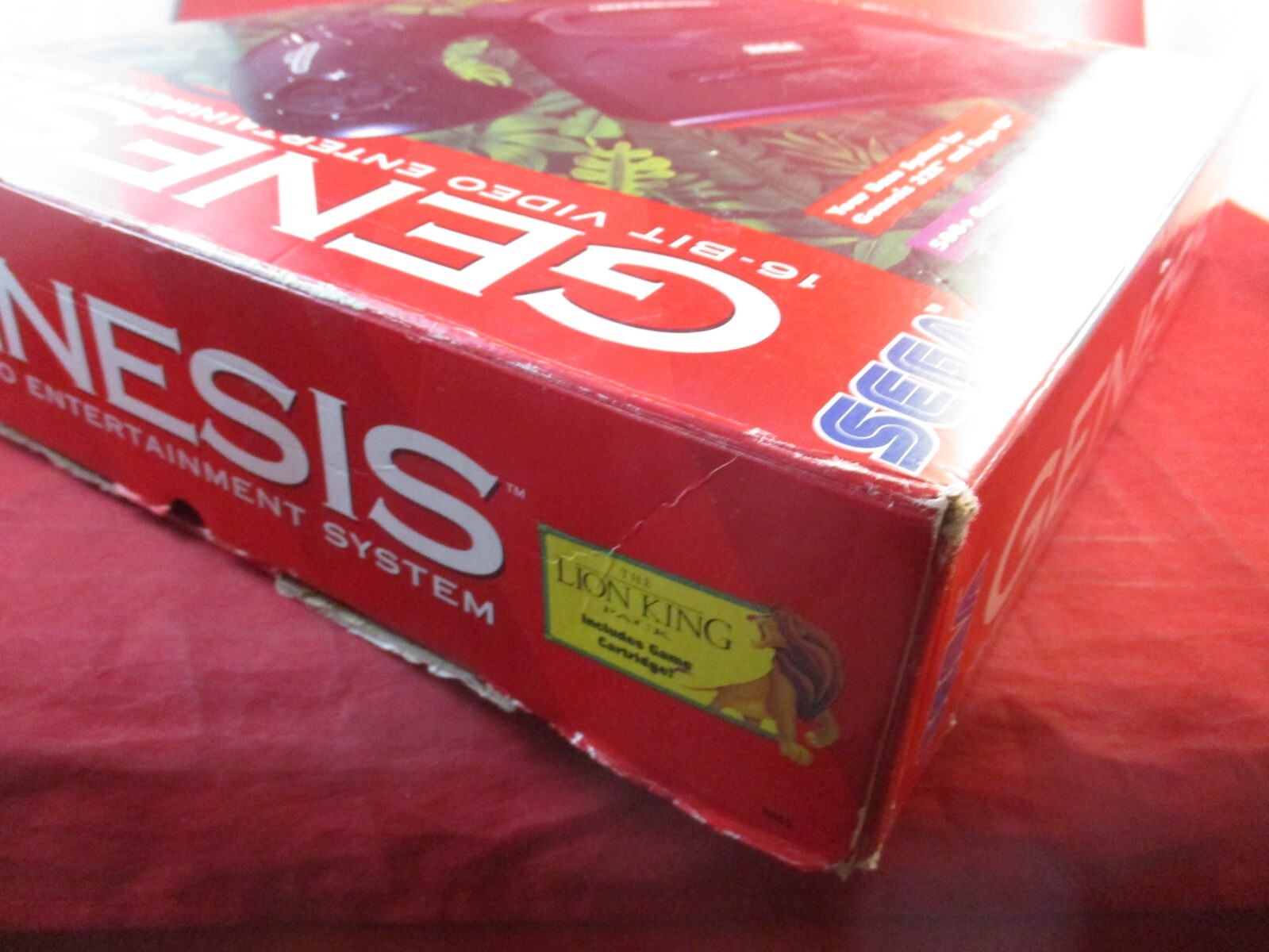 Sega Genesis Model 2 Console w/ Lion King Box, Controller, Cords, System Manual