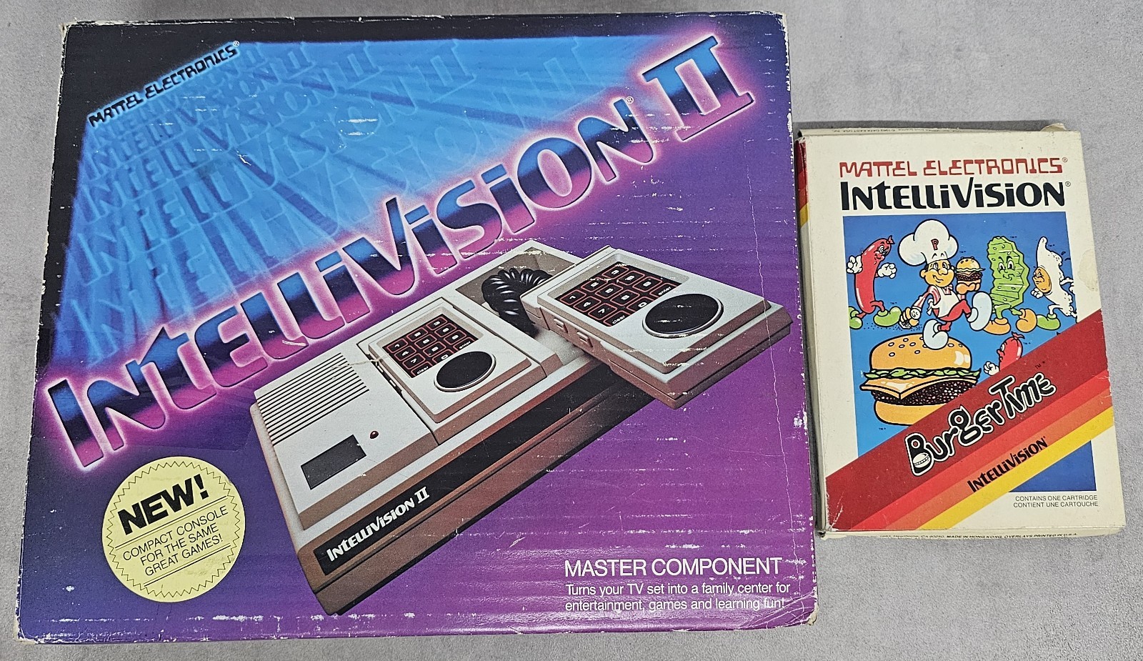 Mattel Intellivision 2 NTSC-U/C Beige Home Console RF 1 Unit