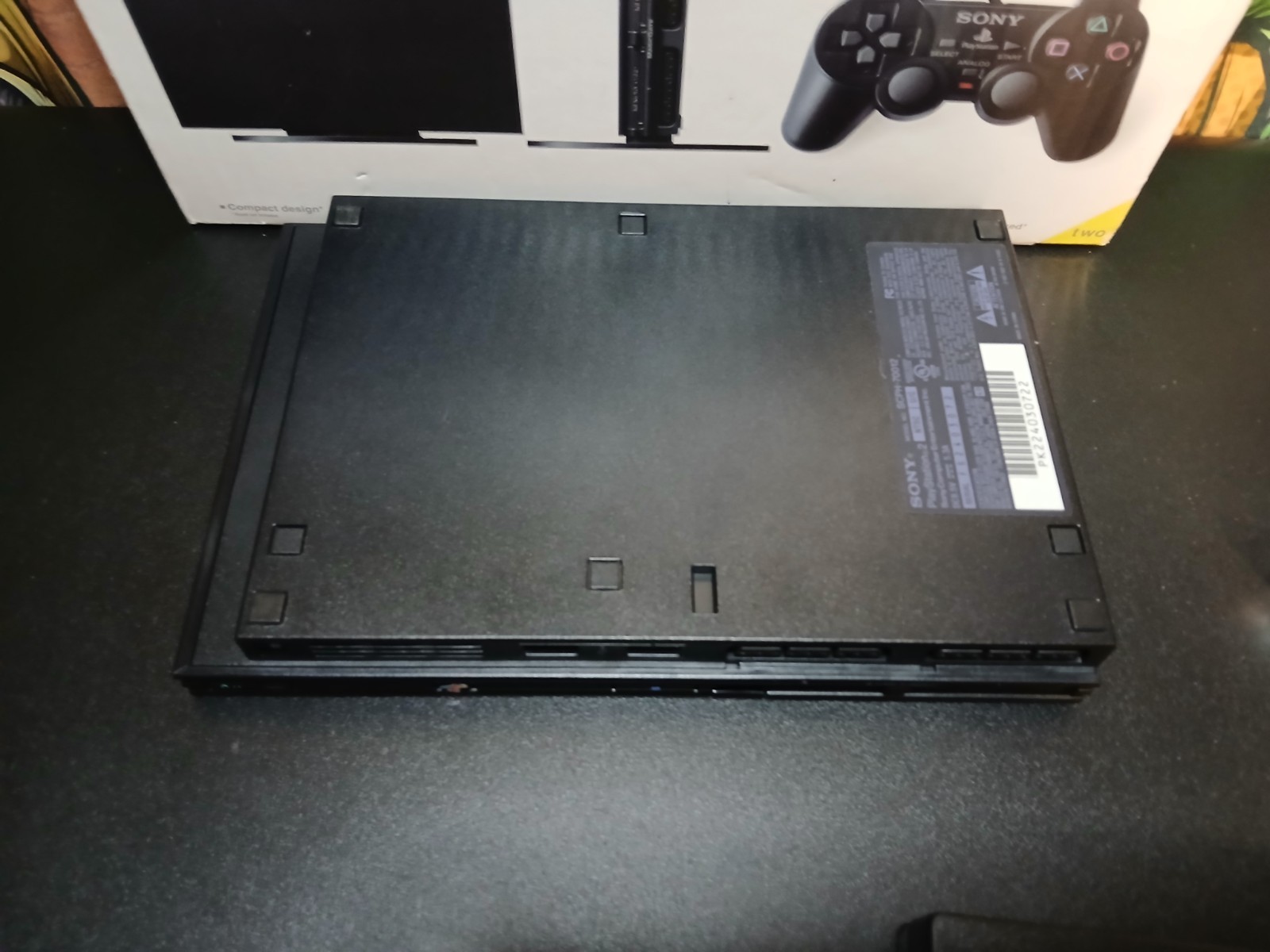 ✅ SONY PLAYSTATION 2 PS2 SLIM CONSOLE COMPLETE IN BOX CIB TESTED WORKING ✅