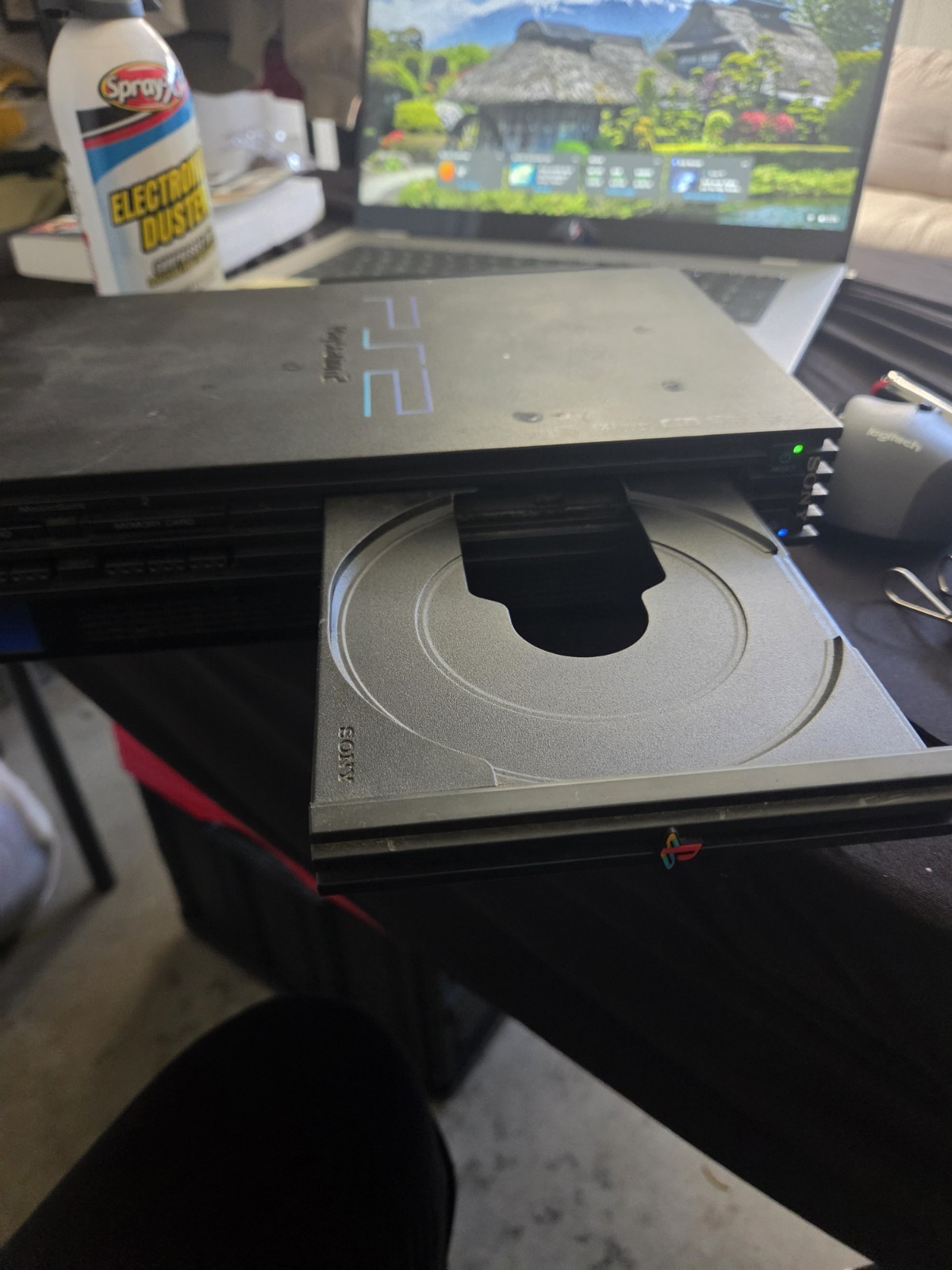 Sony PlayStation 2 PS2 Fat Console SCPH-50001/N Black Tested Working OEM