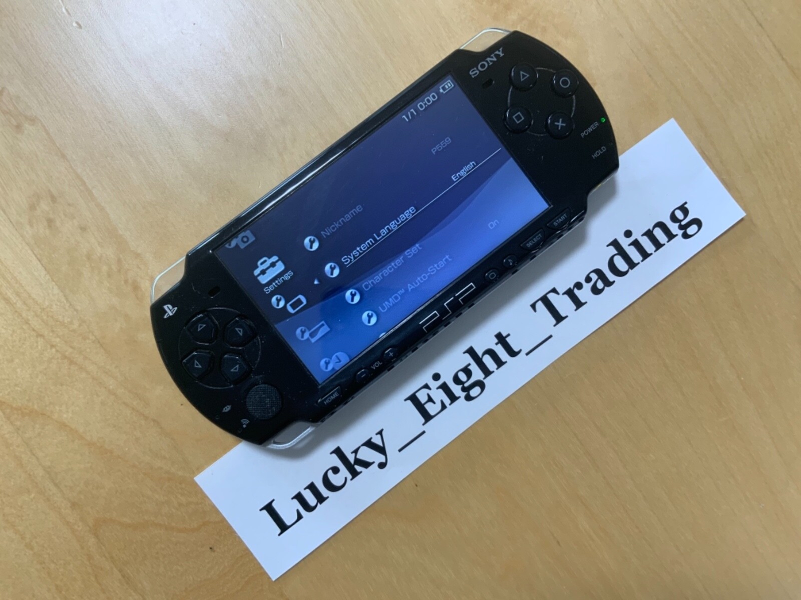 PSP 2000 Piano Black Console only No Battery [H]
