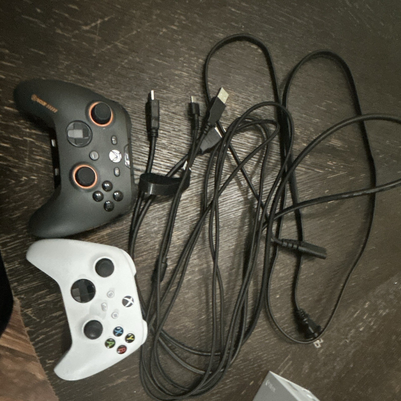 Microsoft Xbox Series S 512GB Console White/Black w/ 1 wireless 1 wired scuf