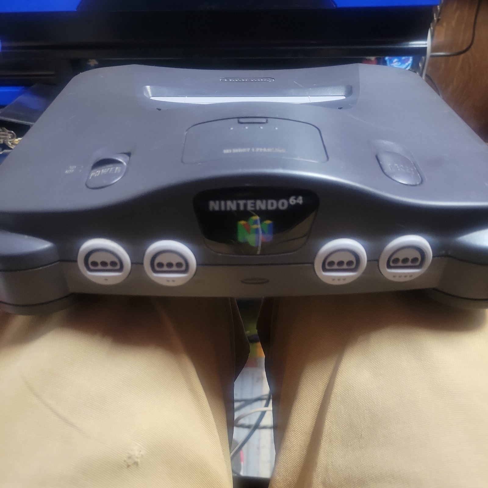 Nintendo N64 System Console Console With Jumper Pack Power Cord Cleaned Tested