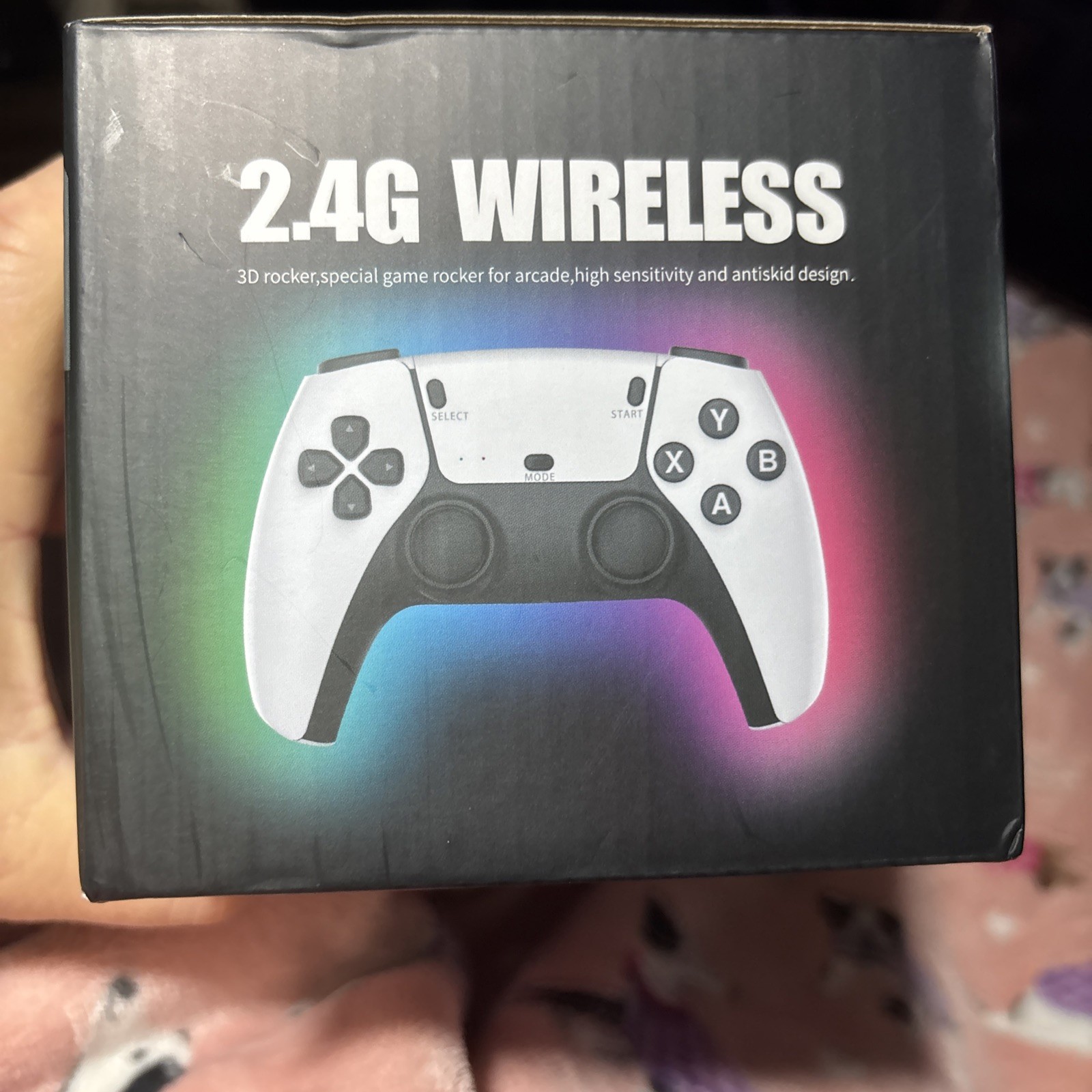 SJGAM M15 Plus 2.4G Wireless 4K 3D UHD HDMI USB Home Console White NIB