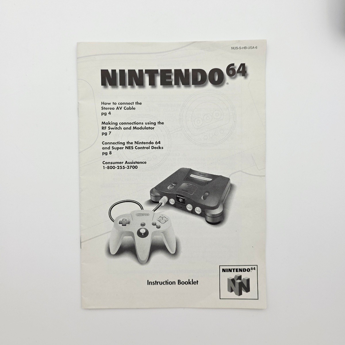 Nintendo NUS-001 Nintendo 64 Translucent Jungle Green Console
