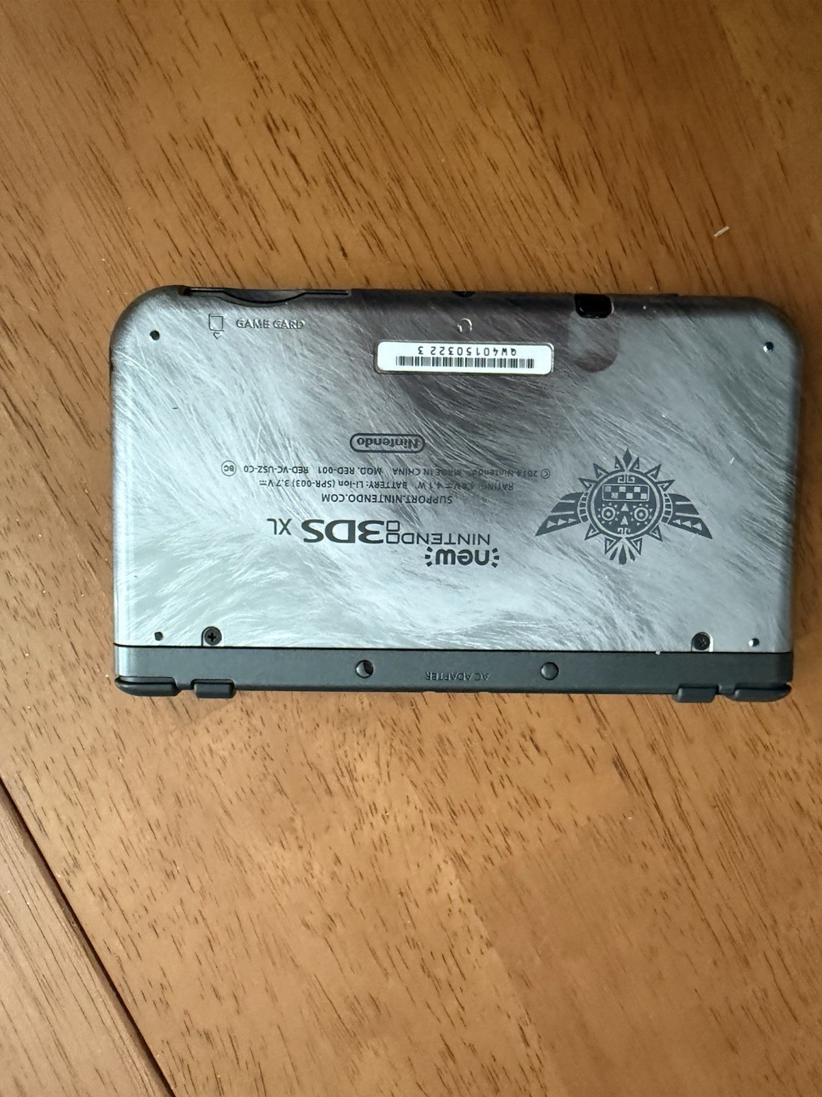 Nintendo 3DS XL Monster Hunter 4 Ultimate Limited Edition Gray/Black w/ Stylus