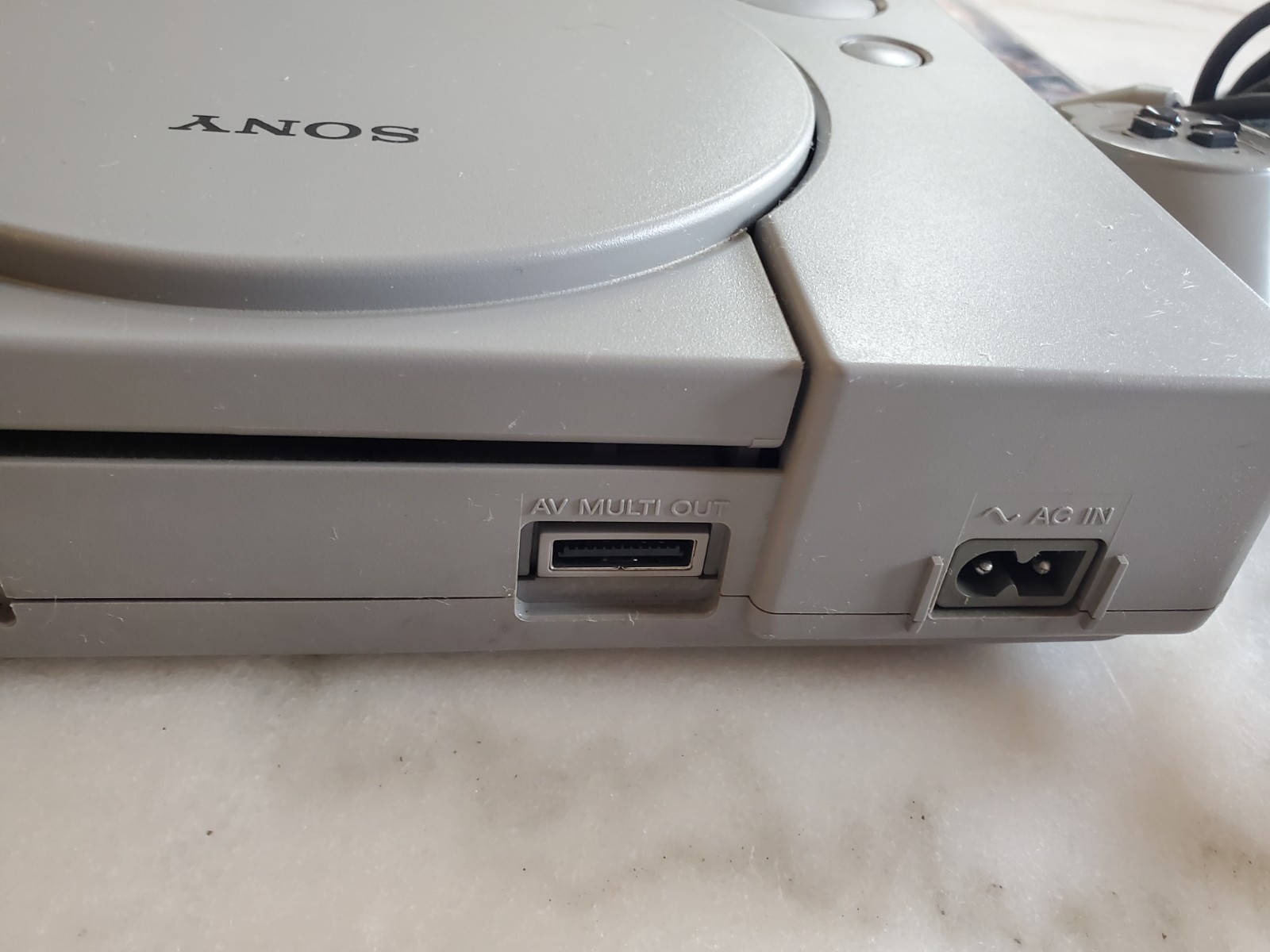 Sony Playstation PS1 Console: Sony Controller, Wires Tested + 3 Wresleting Games