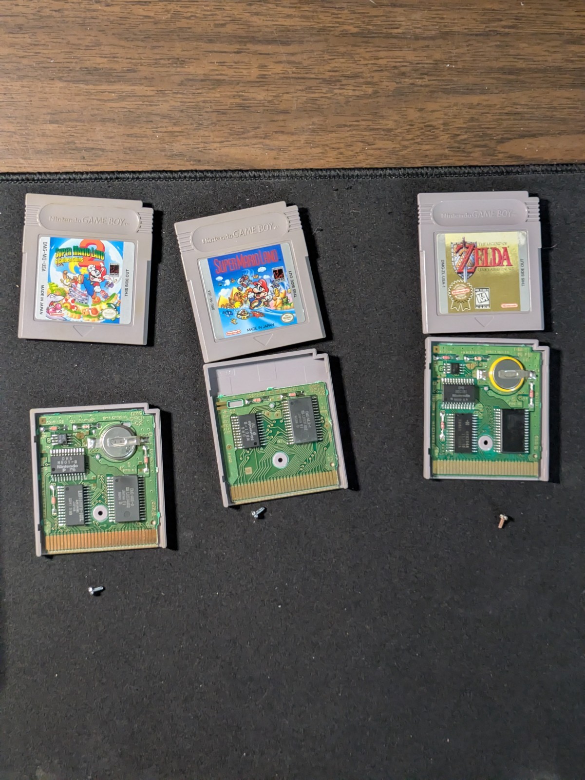 Nintendo Game Boy IPS Backlit LCD Screen Mario Zelda Purple Shell Rechargeable