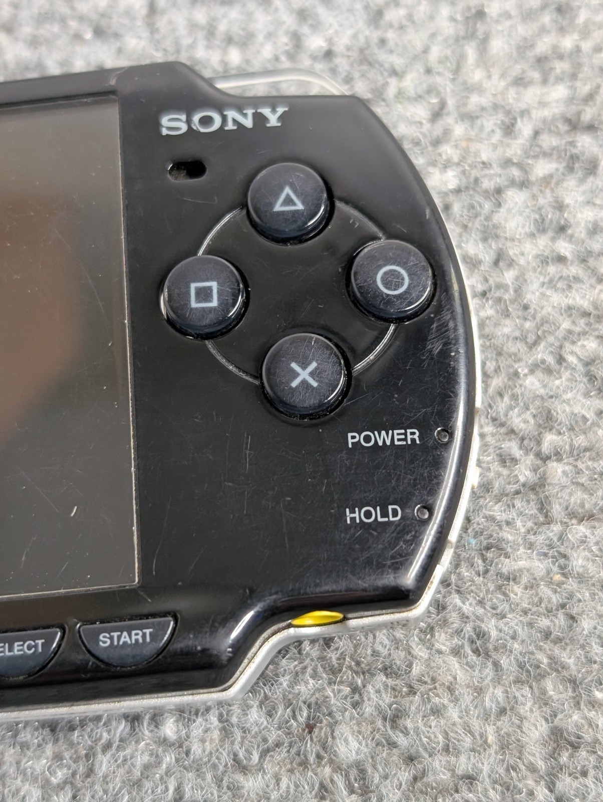 Sony PSP Console Black 2001 Handheld With Charger and Battery Tested & Working