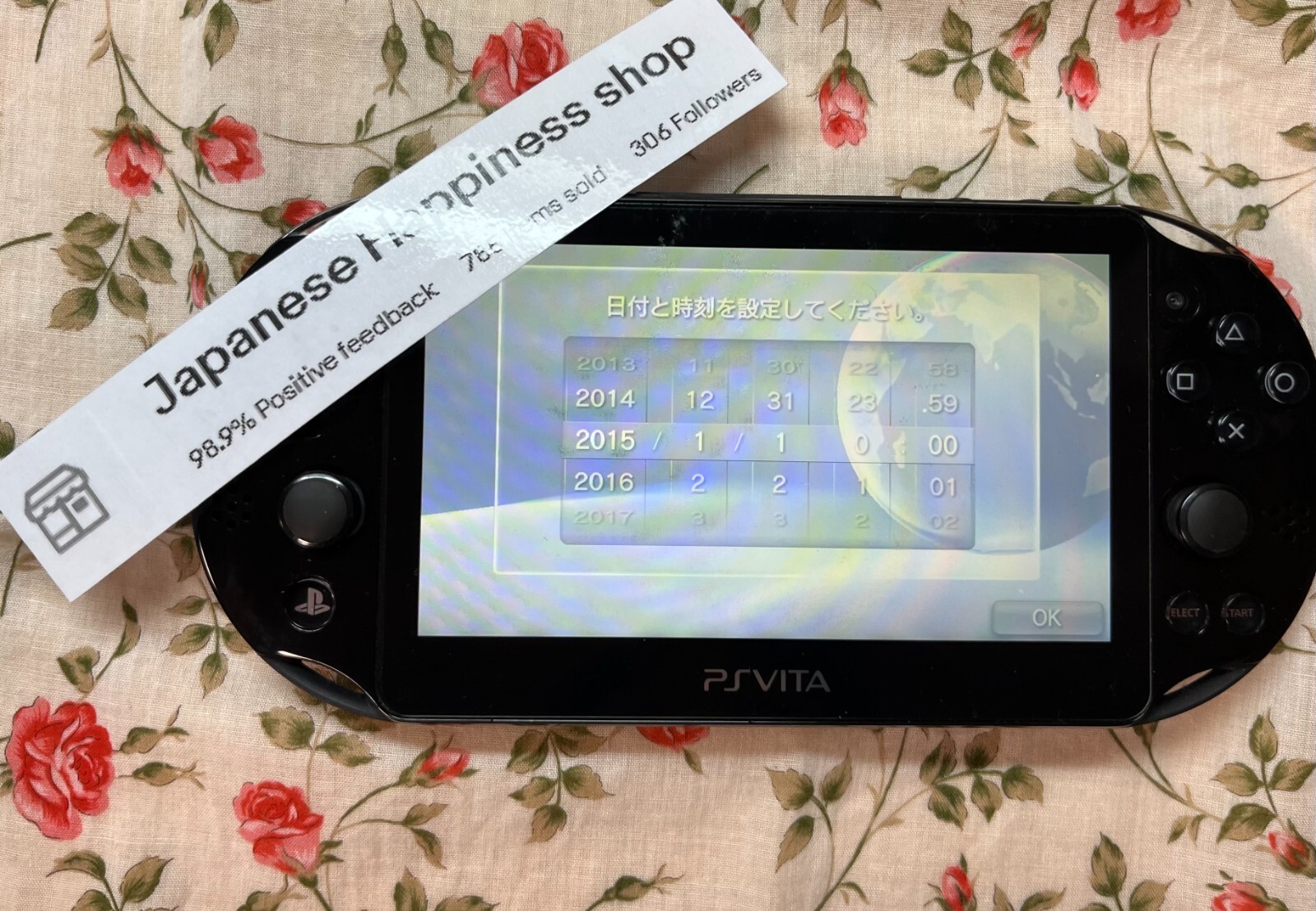 Playstation PSV Sony PS Vita Black PCH2000 Used