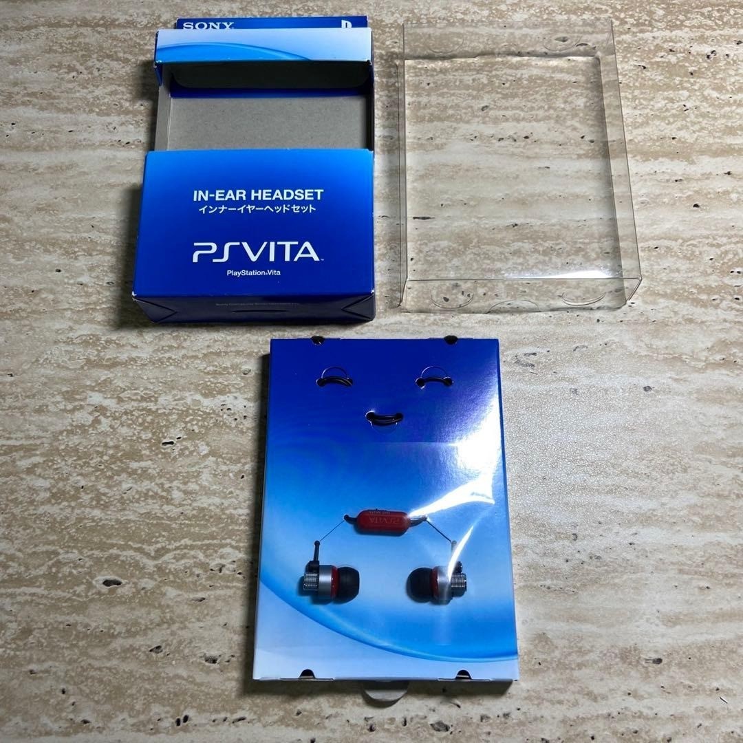 Sony PS Vita In-Ear Headset Cosmic Red Boxed Near Mint Complete 7058