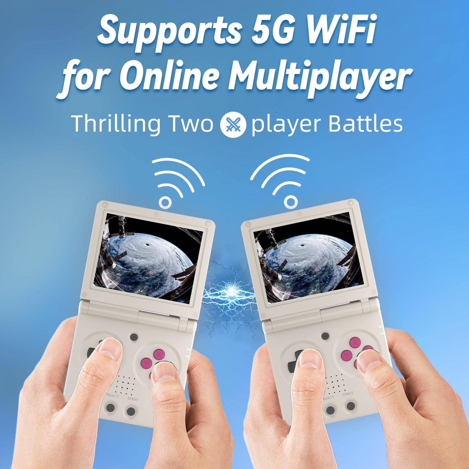 RG35XXSP Flip Portable Retro Handheld Game Console,Rg35Xxsp 3.5 Inch IPS Screen