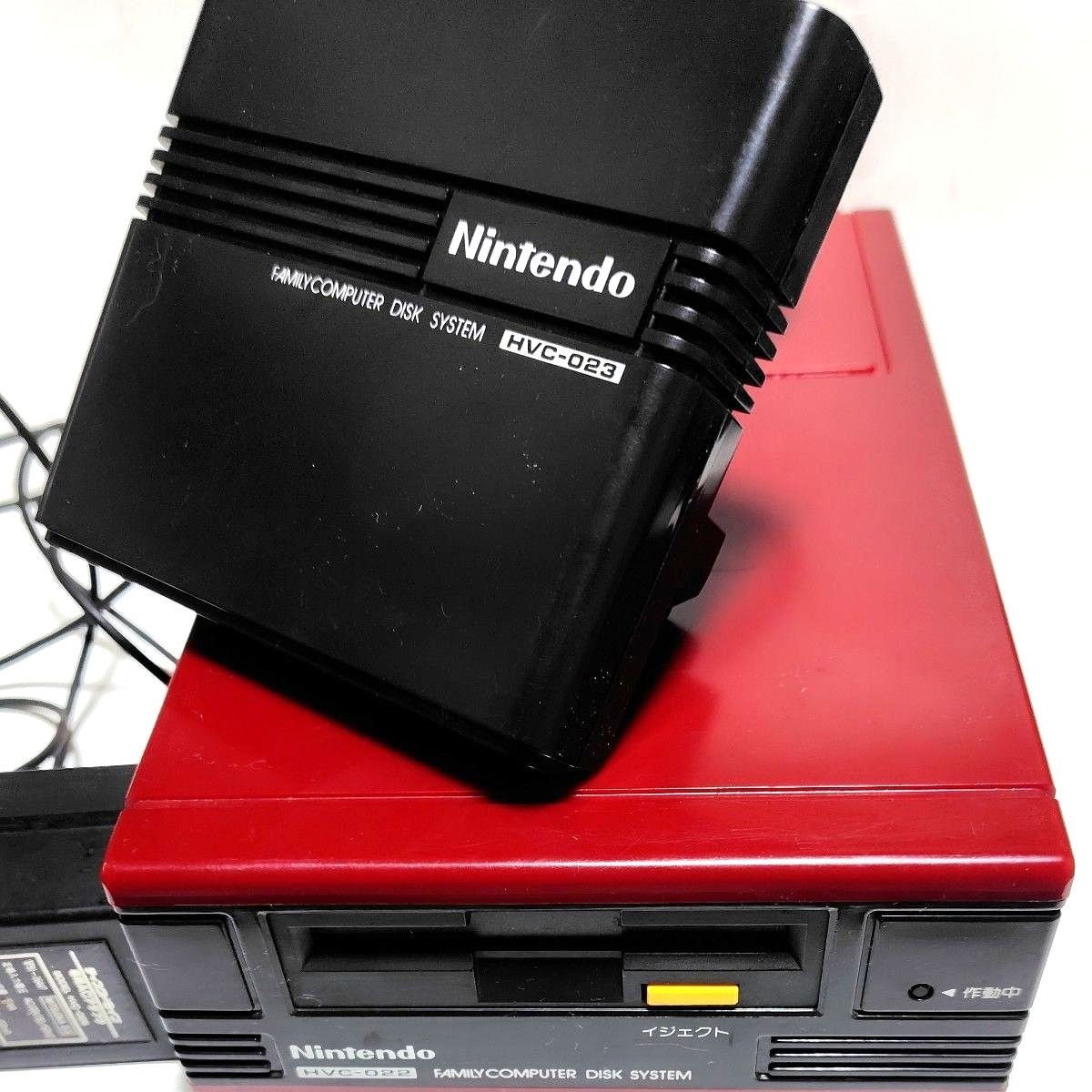 Nintendo Disk System Red Console with AC Adapter for Famicom Japan Genuine