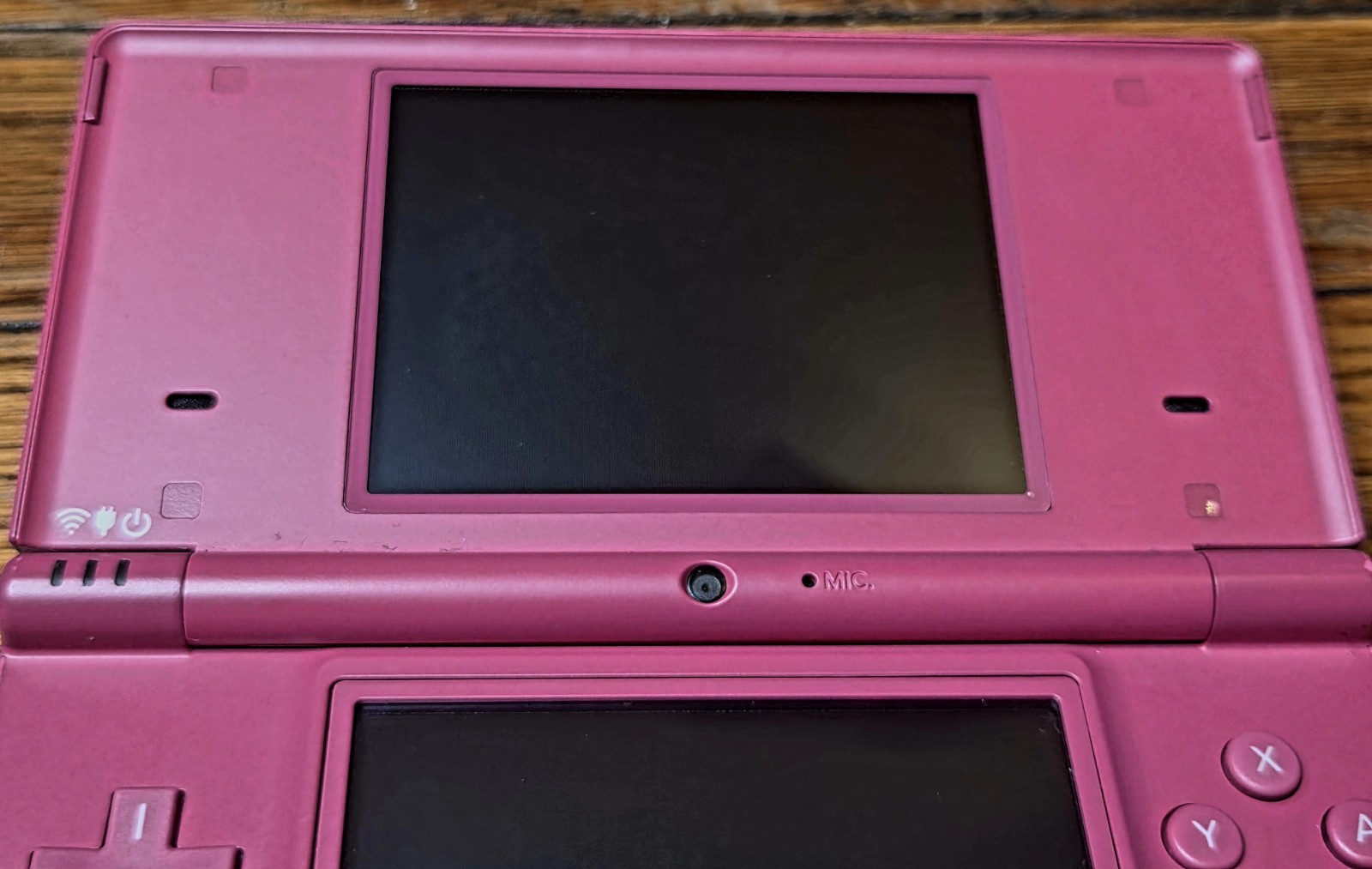 Nintendo DSi Pink TWL-001 USA Handheld Game Console + Stylus + Charger Tested