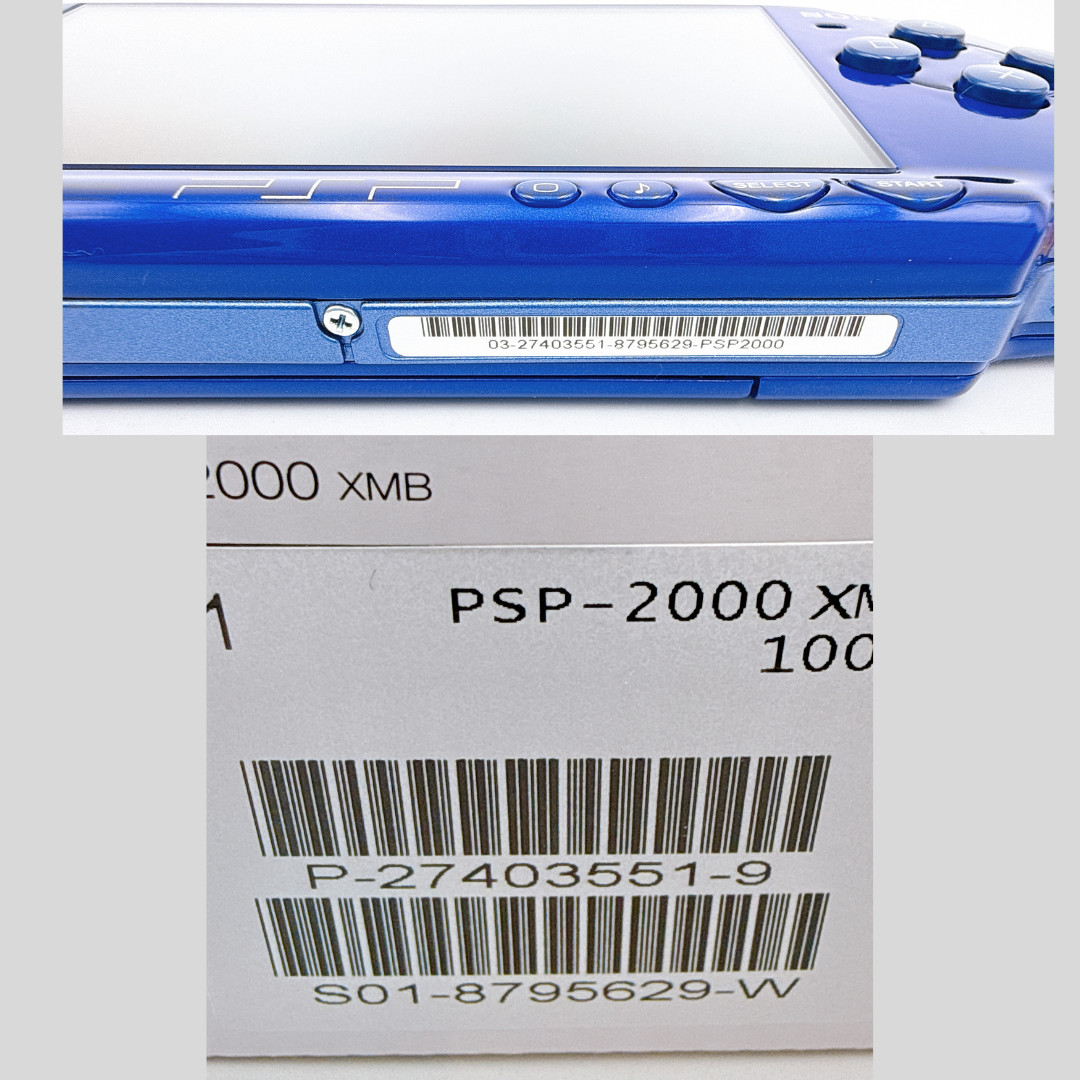 Sony PSP-2000 Console Metallic Blue 1 Seg Pack Region free – Open box unused