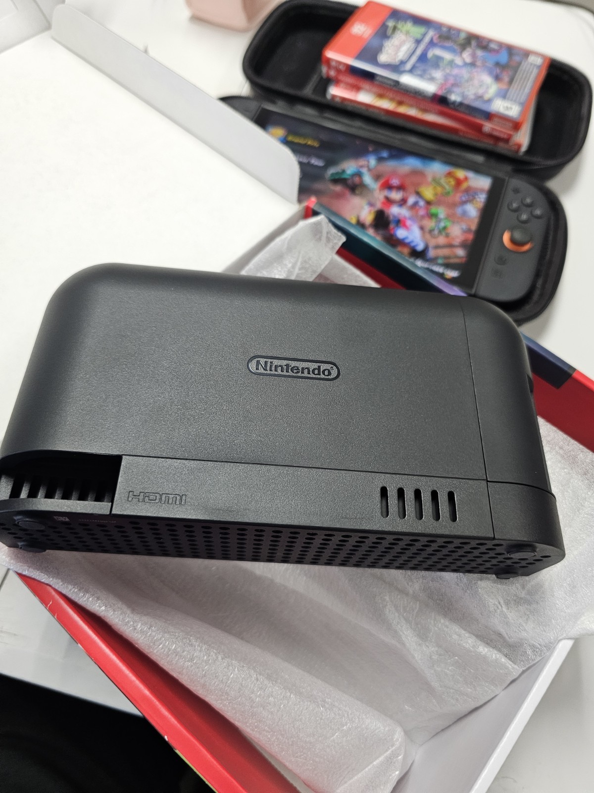 Nintendo Switch 2 Console Bundle w/ Dock, Joy-Cons, Mario Kart World, Case