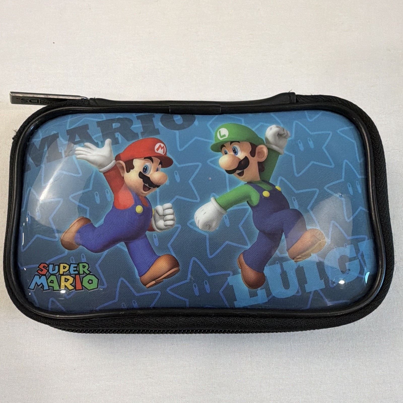 Nintendo DS Lite Red/Black Touchscreen NTSC-U/C w/ Charger Case New Super Mario