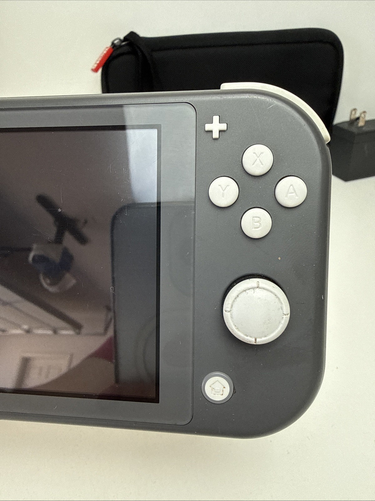Nintendo Switch Lite Gray HDH-001 With Charger + Carry Case – Tested Working