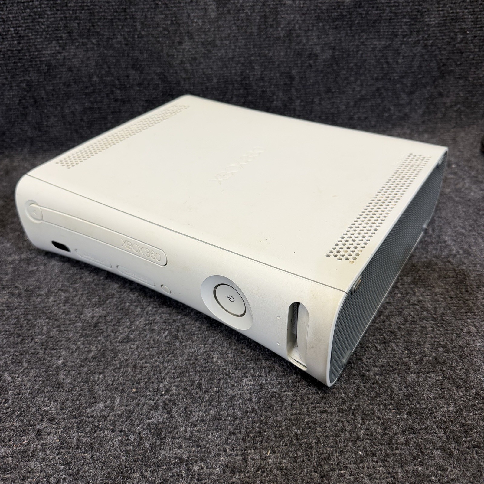 Microsoft Xbox 360 Fat White Console For Parts/Repair Disc Read Error No HD 1007