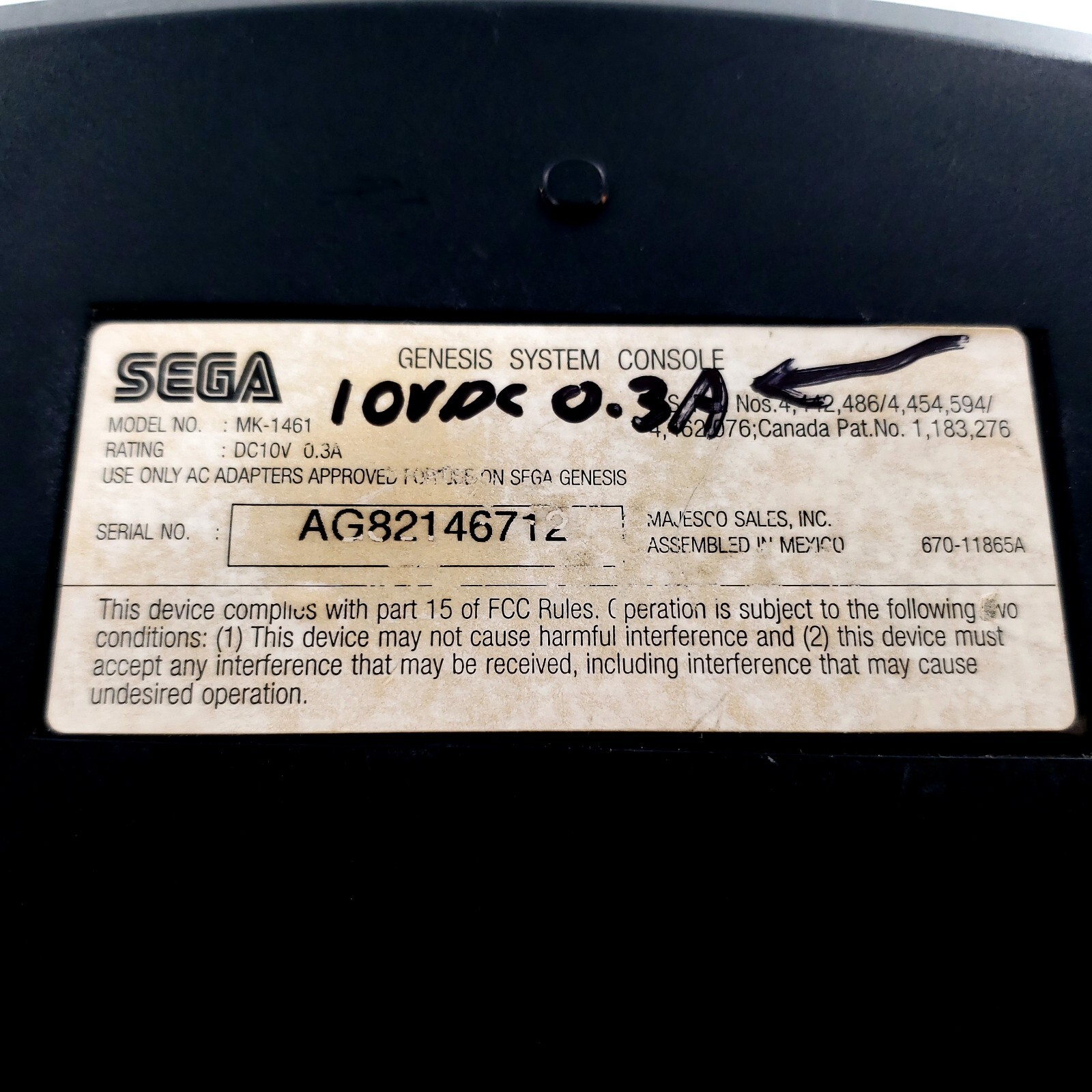 Sega Genesis 3 Core System Bundle Black w/ Box, 2 Games, Cables Tested & Works
