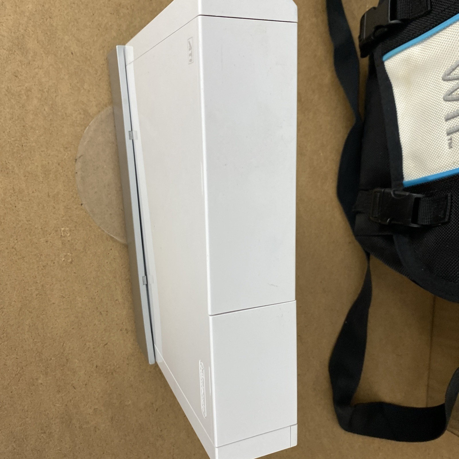 Nintendo Wii Lot Two Controllers, Carrying Case 1 Joy Stick 1 Cover,Stand Work