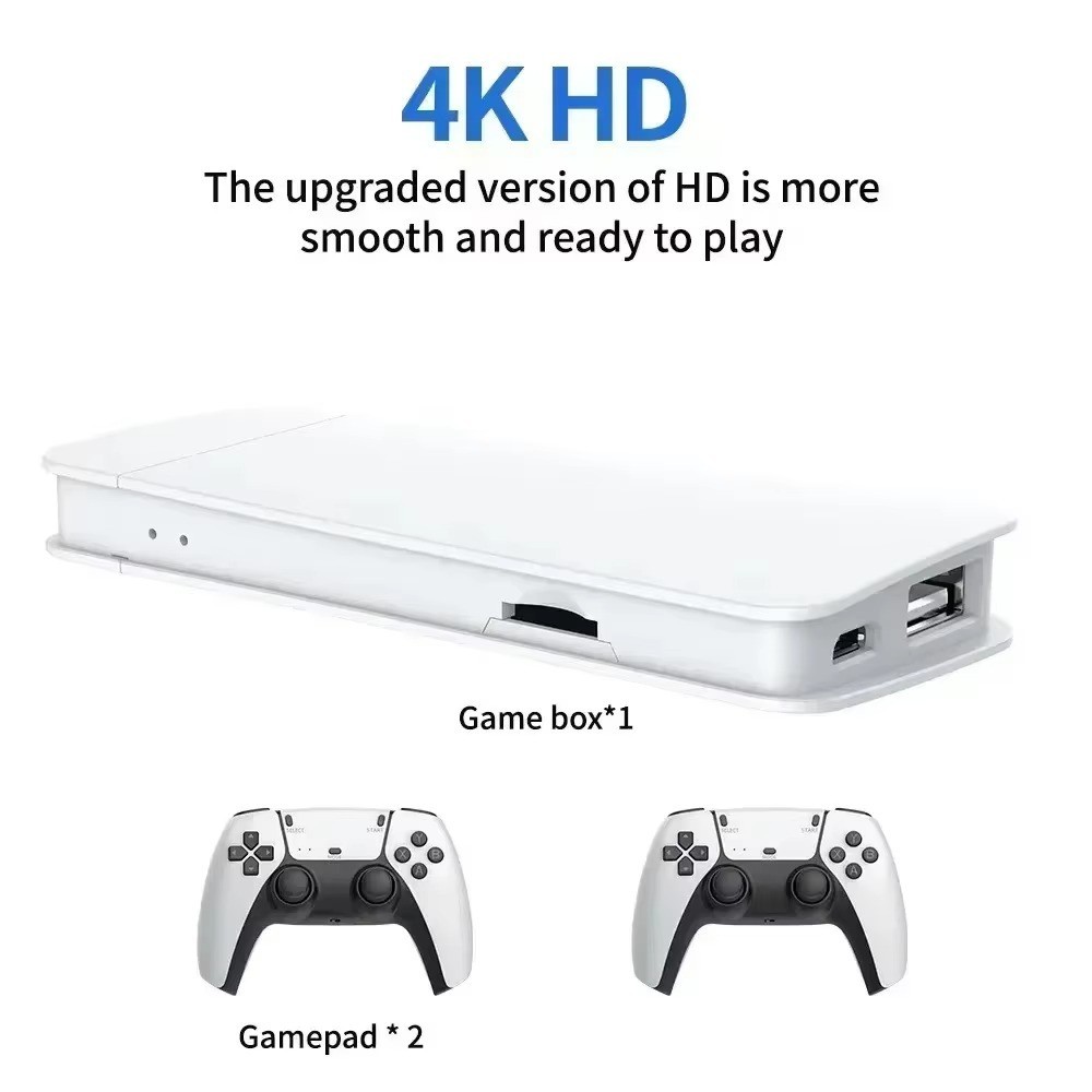 M15 20000+4K hdmi TV Video Game Stick Retro Gaming Console 2 Wireless Controller