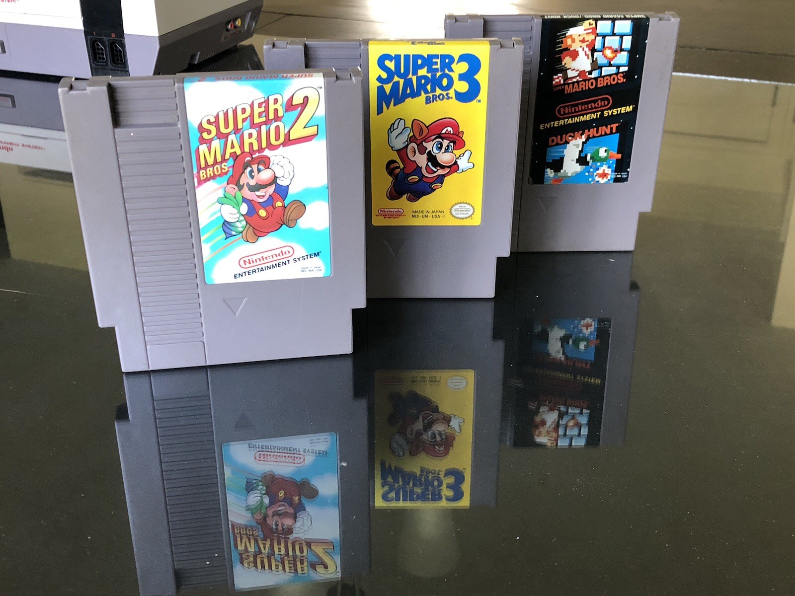 NINTENDO NES Console System Bundle Games Super Mario 1 2 3 SHIPS SAME DAY