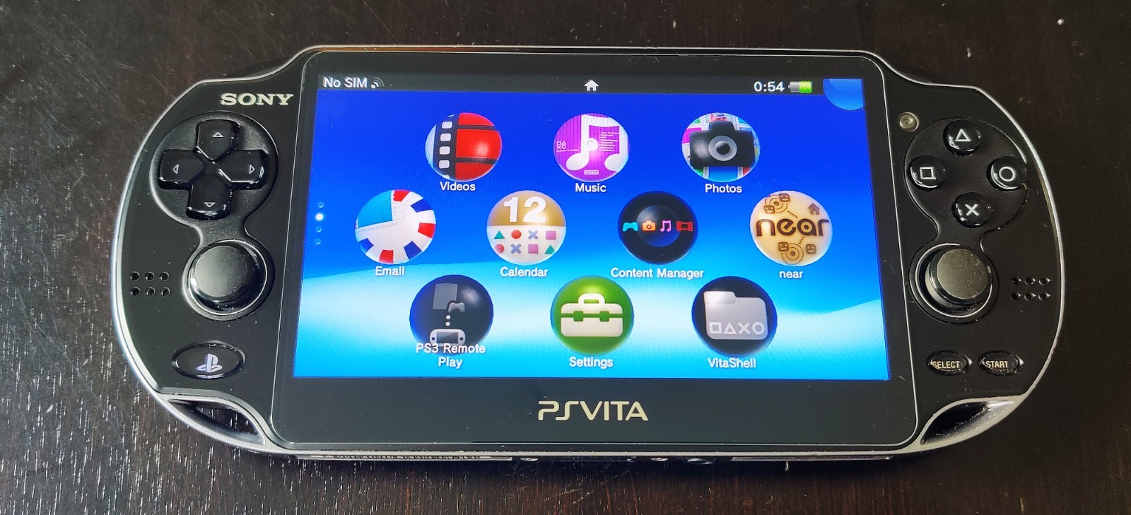 Sony PlayStation PS Vita OLED (PCH-1100) Black Firmware FW 3.60, 128GB