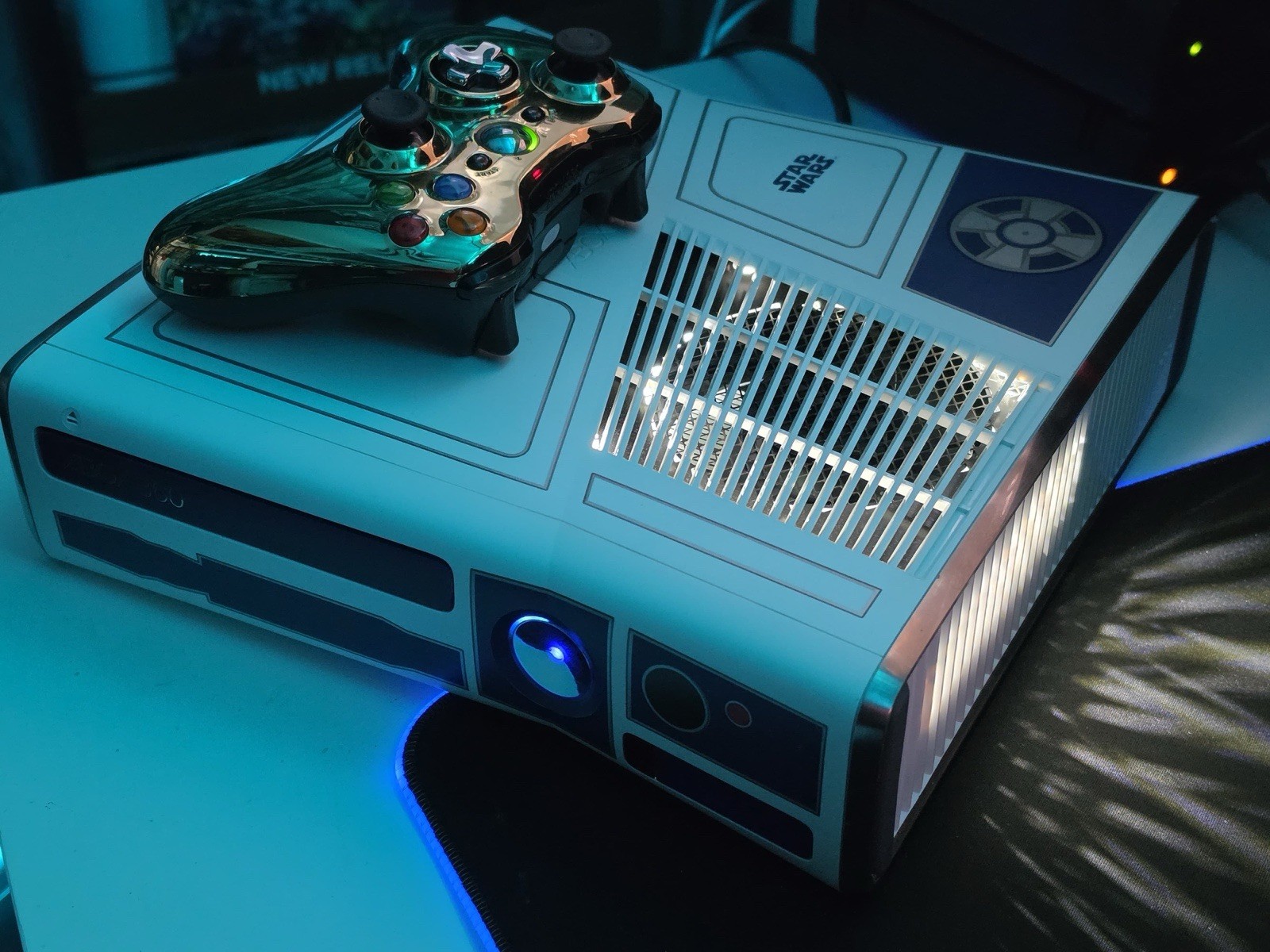 Xbox 360 Star Wars Edition R2D2 1Tb (TX Demon Installed) (Dual Nand)