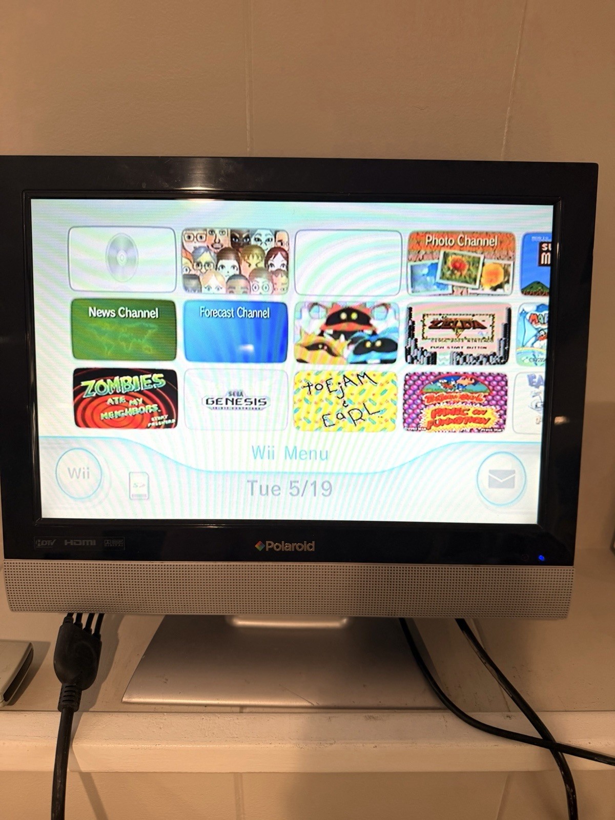 Nintendo Wii Console RVL-001 White Bundle 15 Games Zelda Mario Metroid Read