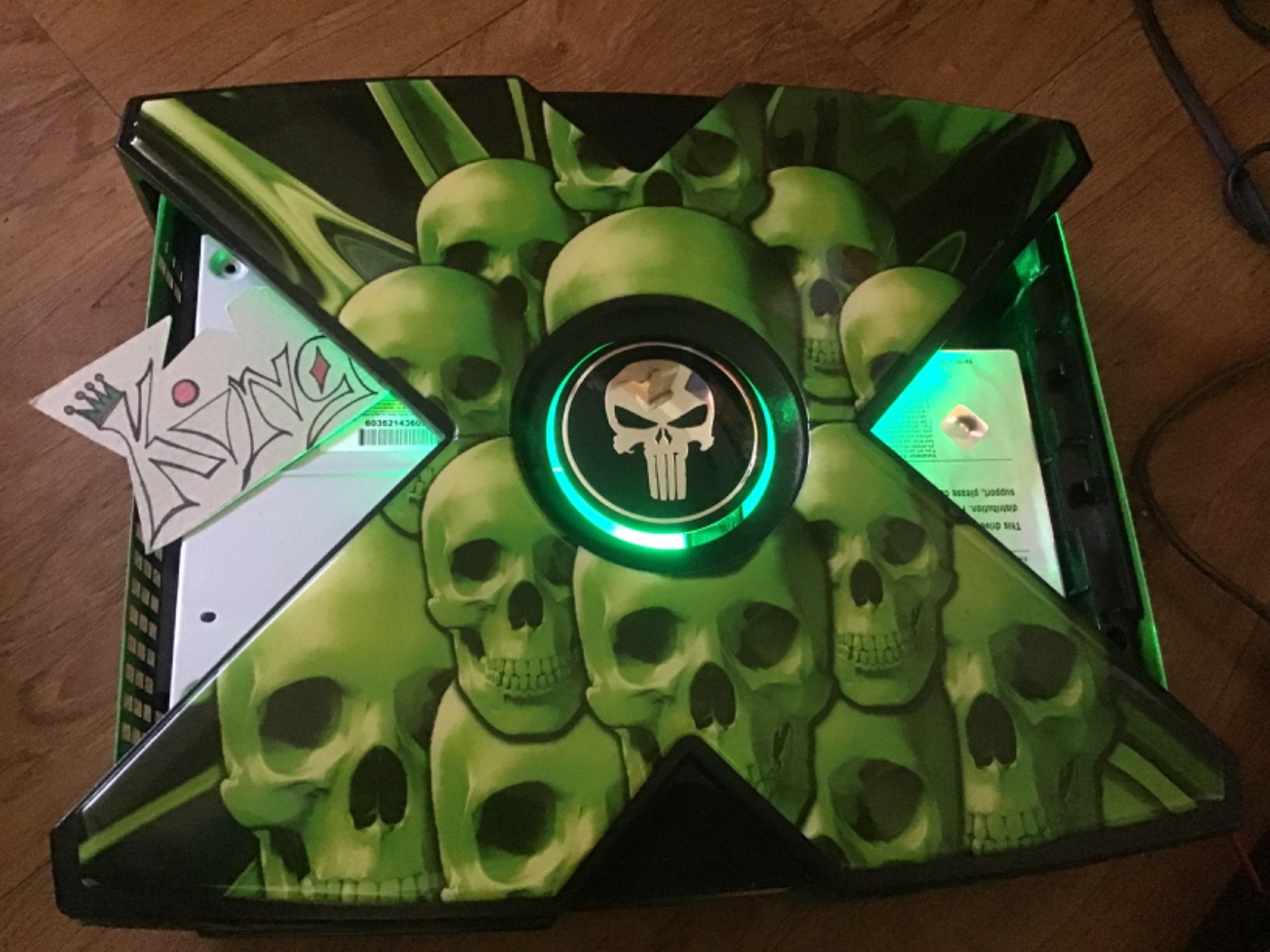 ⚜🧿 Special KING Edition Original Xbox Console case✨ the Scary Skulls case✨ ✨ 1