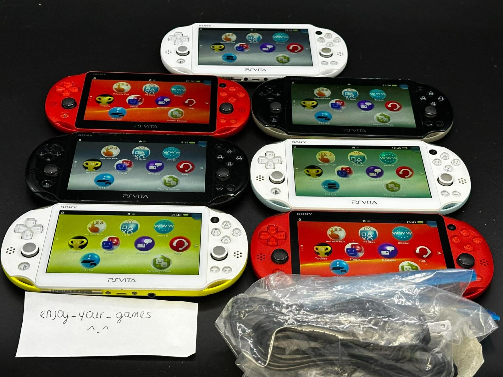 Sony PS Vita Slim PCH-2000/2001 | Pick Color | Charger US Seller – SHIP IN 1-DAY