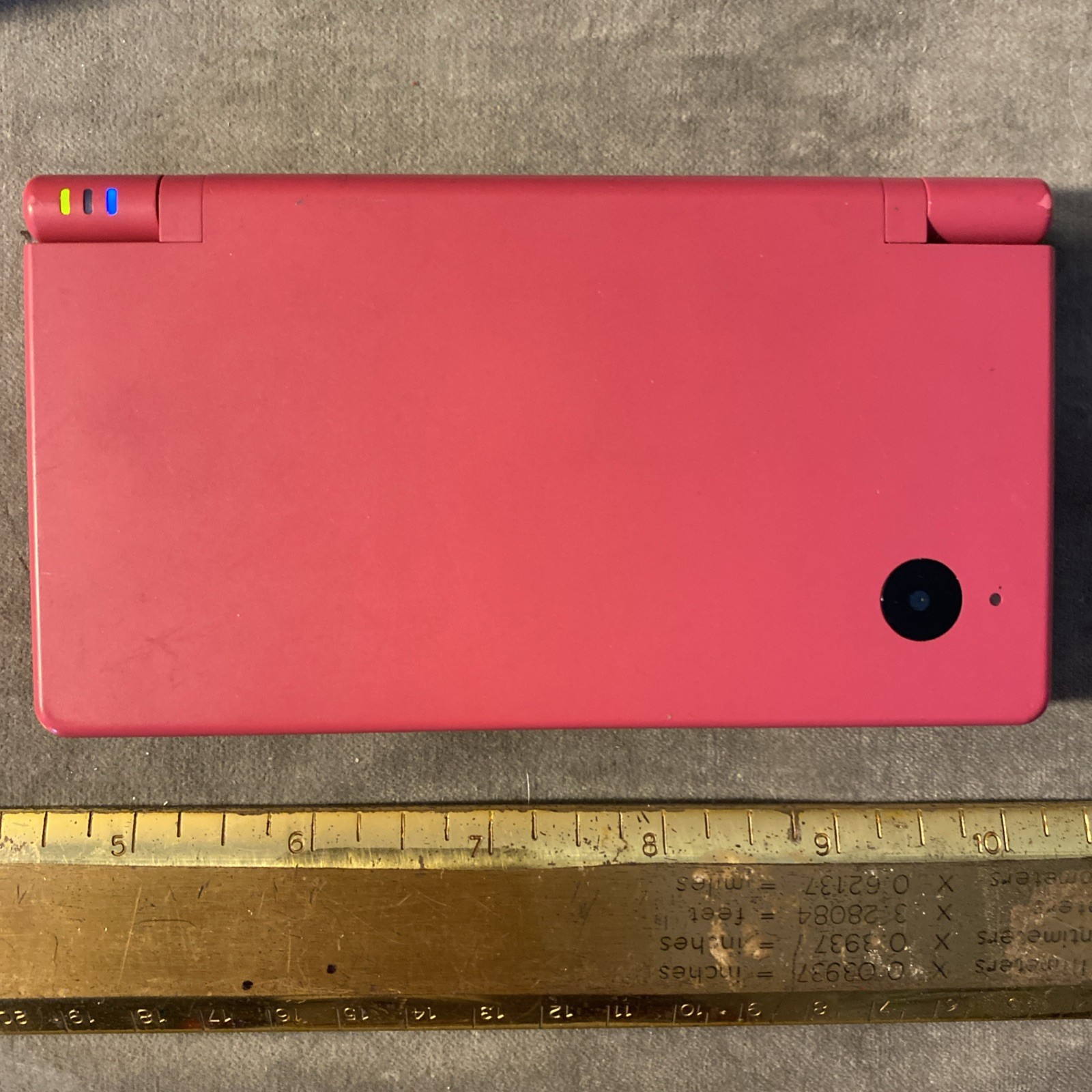 Nintendo DSI Matte Hot Pink System + Charger + 3 Games