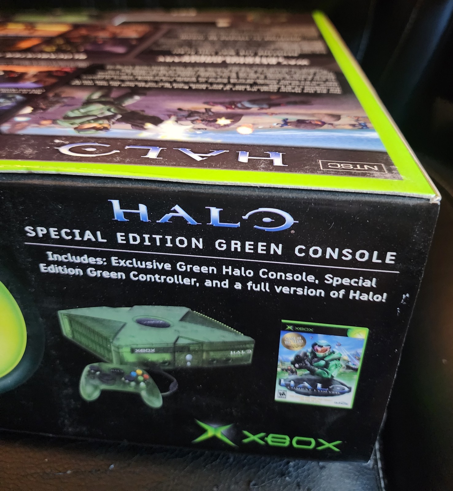 ORIGINAL XBOX Halo Special Edition Translucent Green NEW, SEALED 2004 NIB