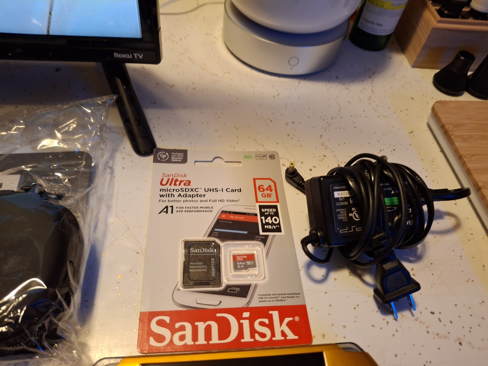 Sony PSP 3000 System Bundle w/ New 64GB Memory Card, Battery & Charger