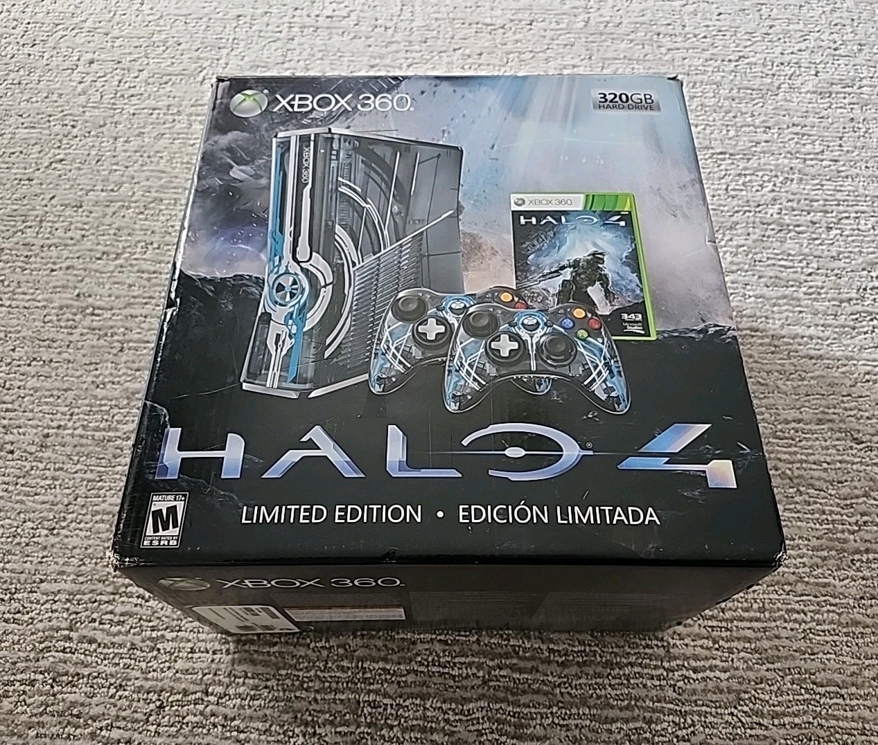 Microsoft Xbox 360 Halo 4 Limited Edition 320GB Console Tested CIB Sealed Game!